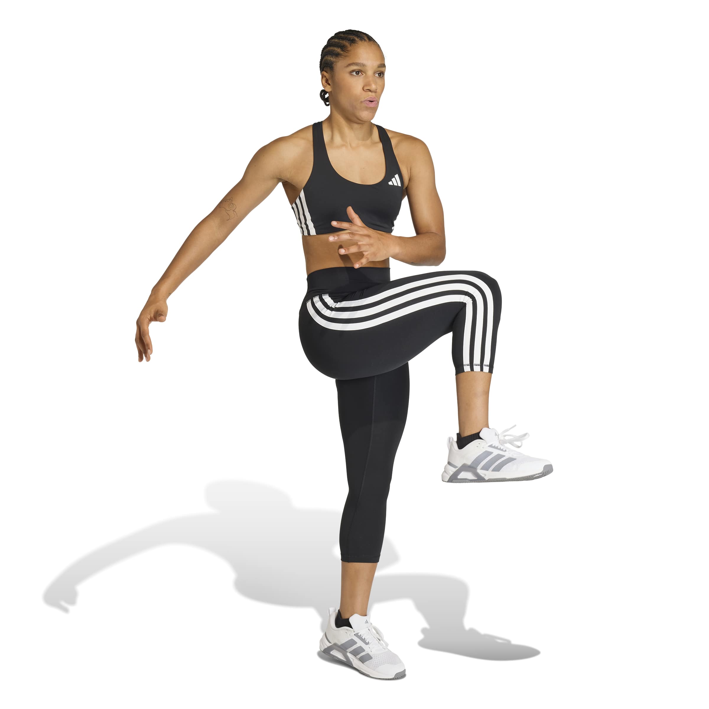 ADIDAS OPT ES 3S 3/4 L BLACK/WHITE – Bild 4