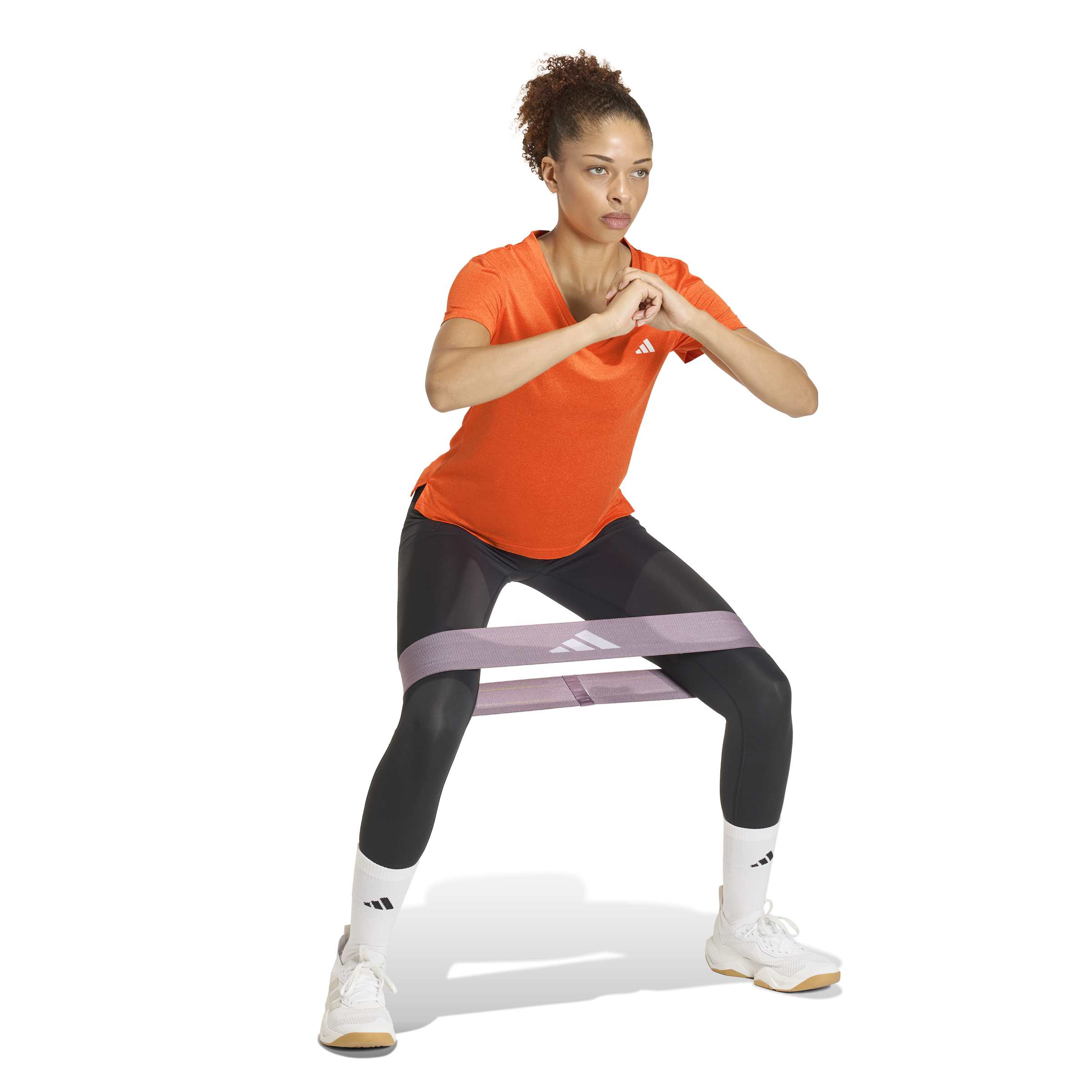 ADIDAS WE MIN V NK TEE PUOR – Bild 4