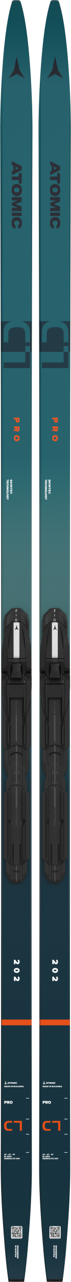 ATOMIC PRO C1 SKINTEC med+SH CL PETRO PETROL/ORANGE/ – Bild 3