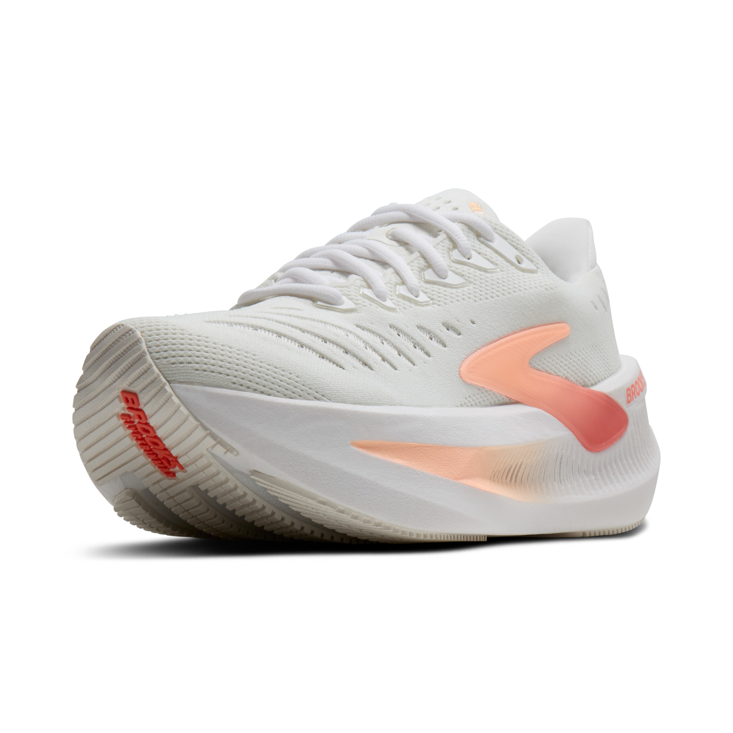 BROOKS Glycerin Max 2 WHITE/CORAL/PEACH – Bild 7