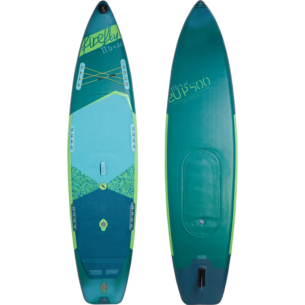 FIREFLY SUP-Board iSUP 500 IV GREEN DARK/GREEN LIM