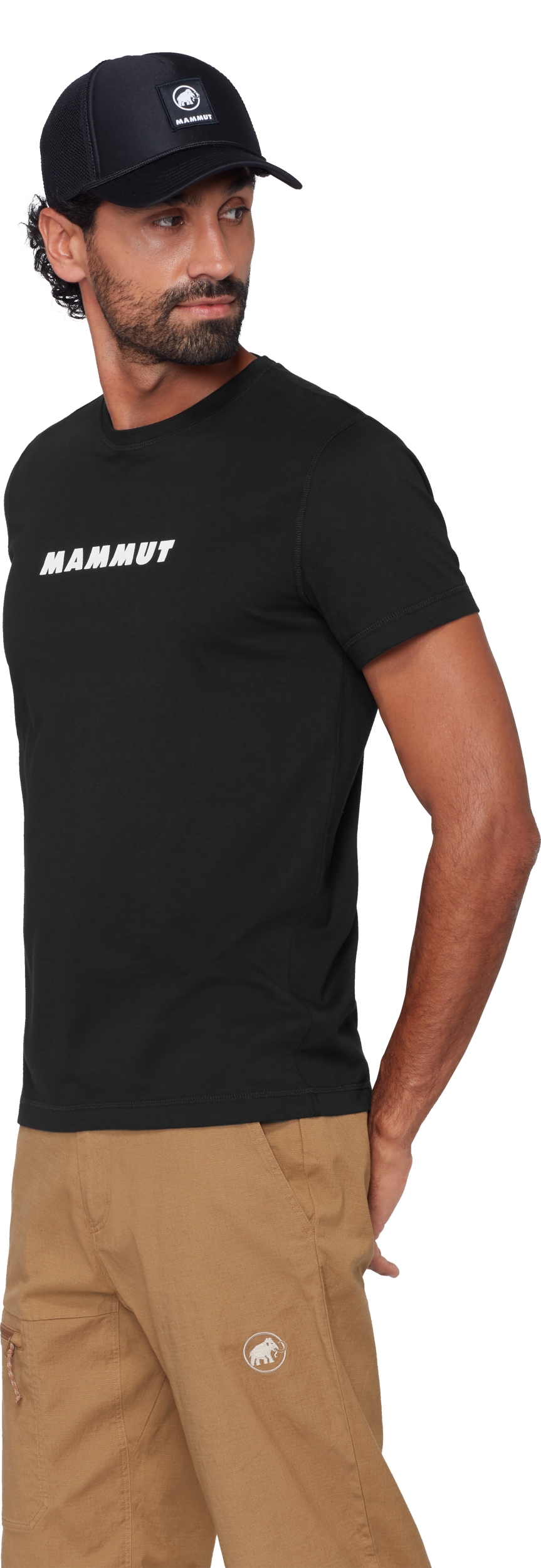 MAMMUT Mammut Core T-Shirt Men Logo BLACK – Bild 3