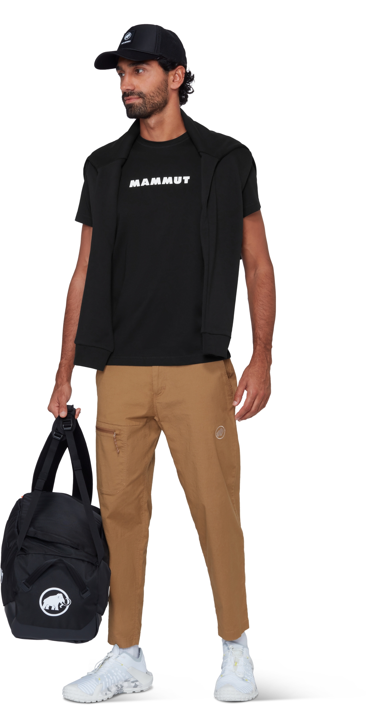 MAMMUT Mammut Core T-Shirt Men Logo BLACK – Bild 5