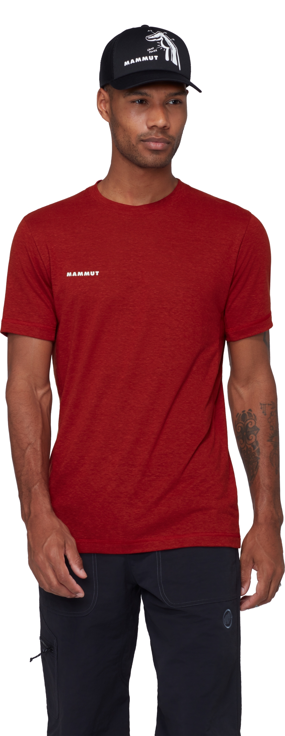 MAMMUT Massone Light T-Shirt Men DARK MAMMUT RED – Bild 2