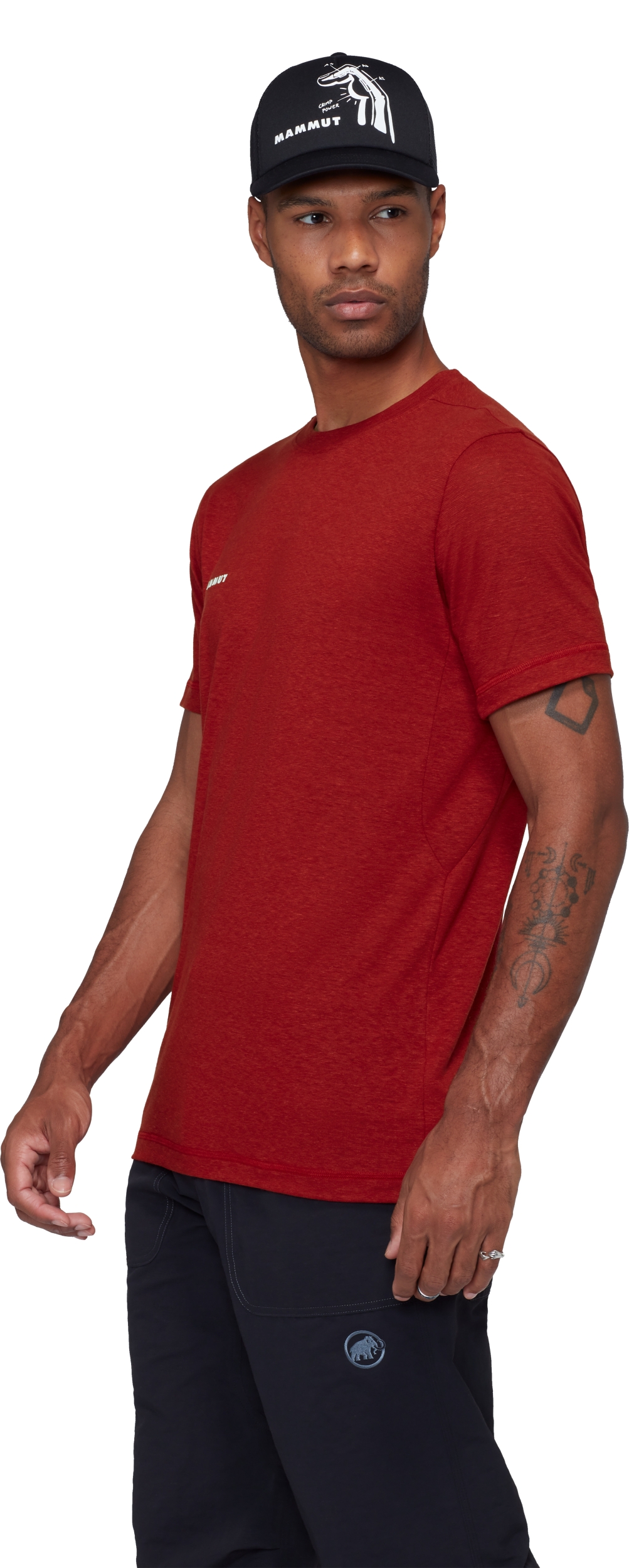 MAMMUT Massone Light T-Shirt Men DARK MAMMUT RED – Bild 3