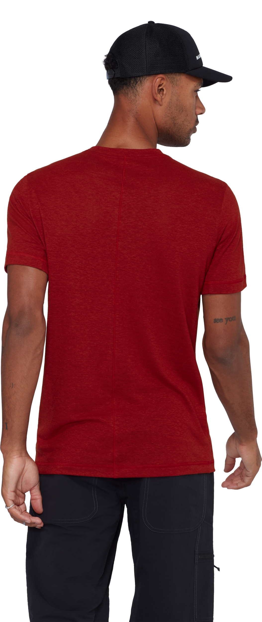 MAMMUT Massone Light T-Shirt Men DARK MAMMUT RED – Bild 4