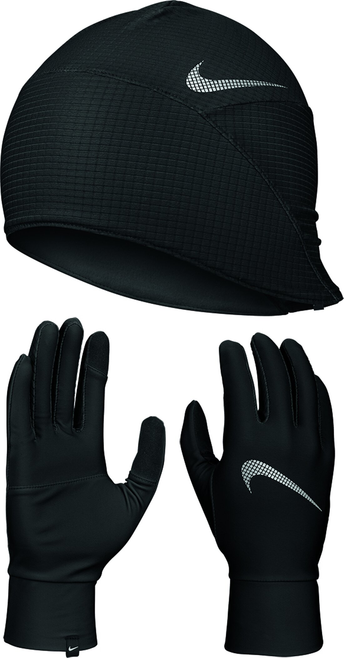 NIKE 9385/15 Nike Mens Essential Ru 082 BLACK/BLACK/SILVER