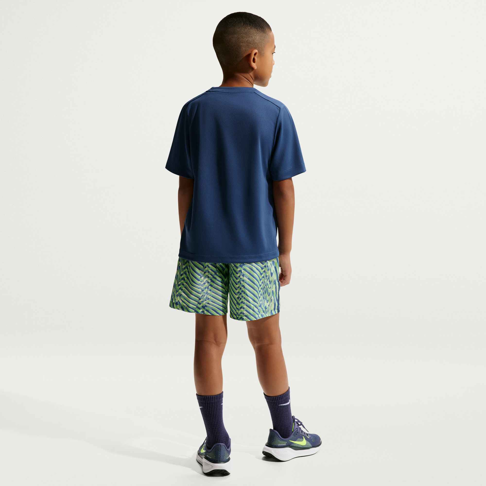 NIKE B NK DF MULTI SS TOP BOLD GX MYSTIC NAVY/WHITE – Bild 2