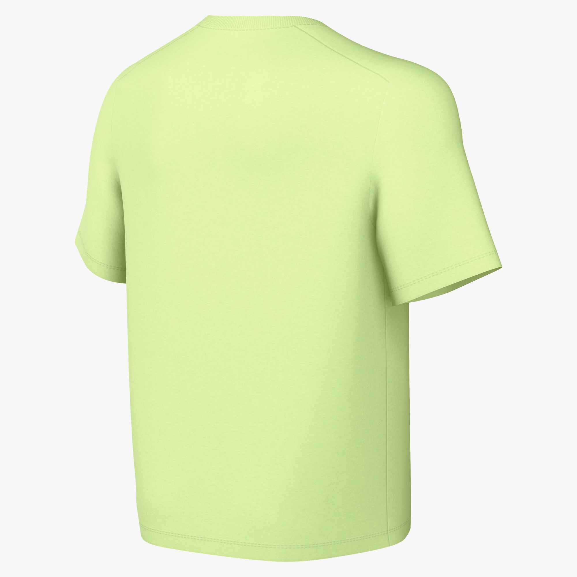 NIKE B NK DF MULTI SS TOP HBR LT LIQUID LIME/WHITE – Bild 4