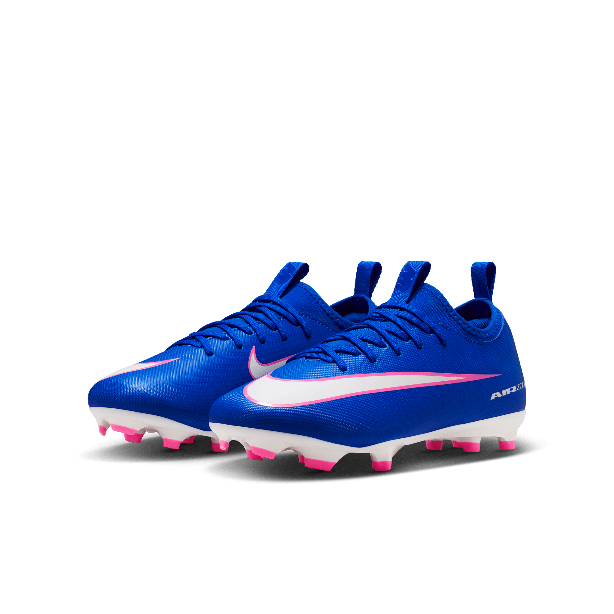 NIKE JR ZOOM VAPOR 16 ACADEMY FG/MG RACER BLUE/WHITE – Bild 3