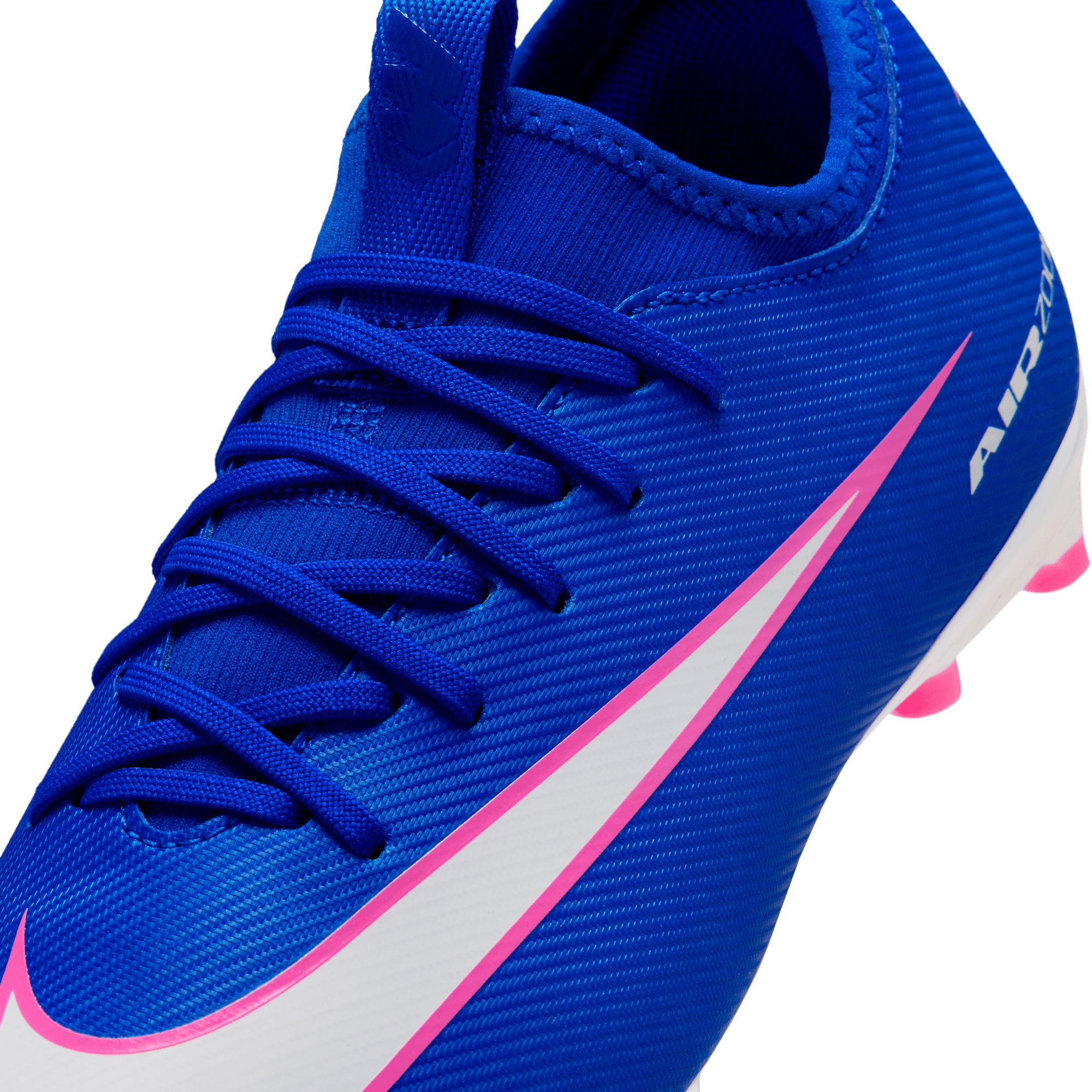 NIKE JR ZOOM VAPOR 16 ACADEMY FG/MG RACER BLUE/WHITE – Bild 9