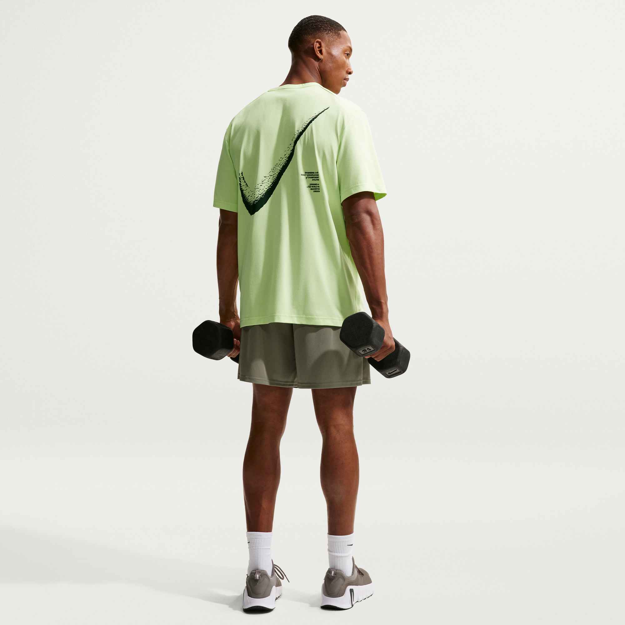 NIKE M NK DF FLEX 7IN SHORT K LIGHT ARMY/BLACK – Bild 2