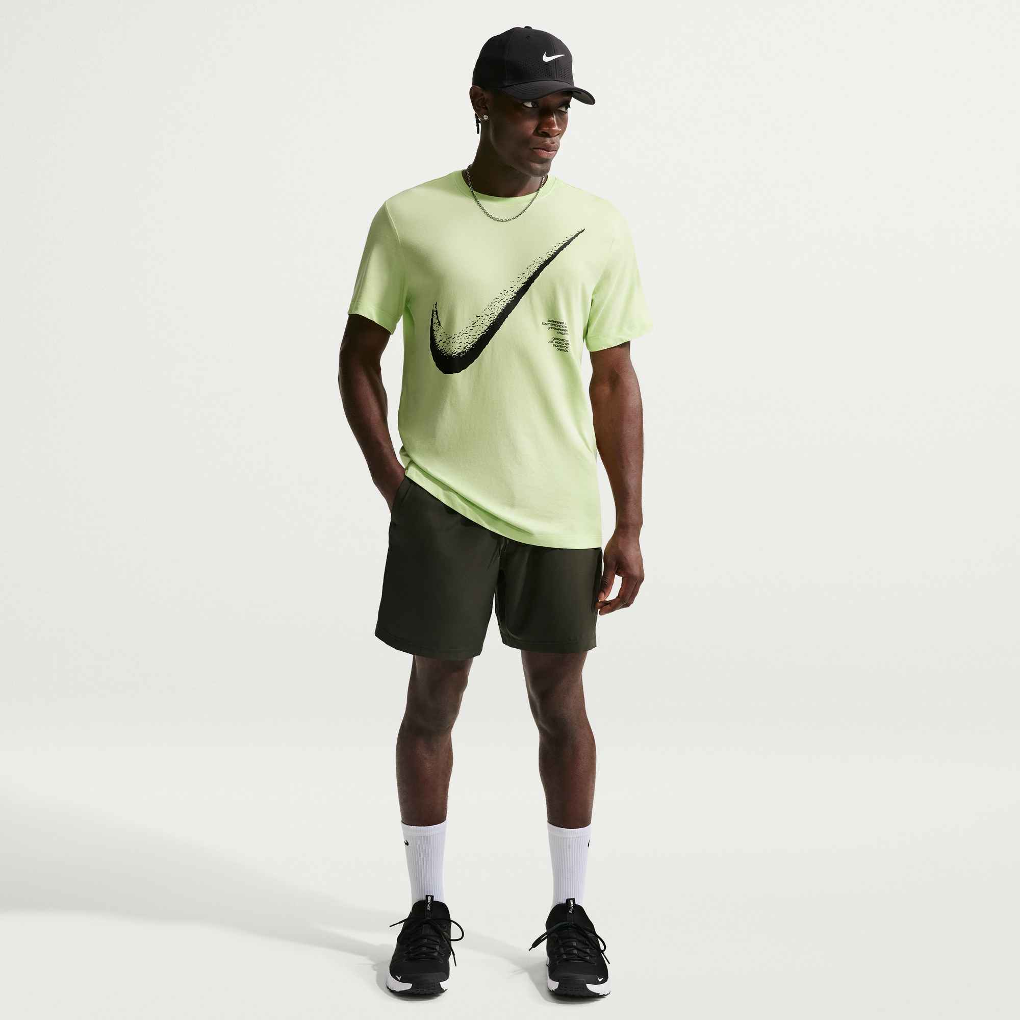 NIKE M NK DF FORM 7IN UL SHORT SEQUOIA/BLACK