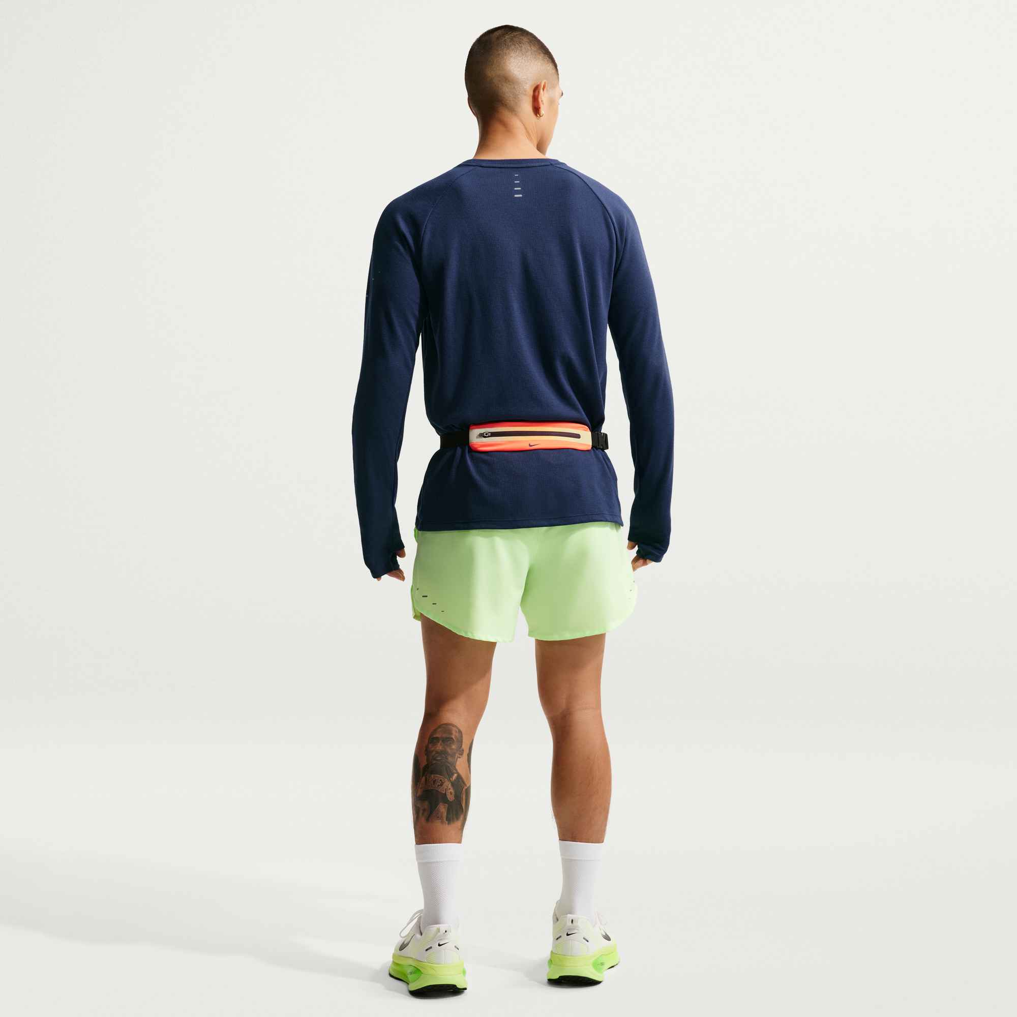 NIKE M NK DF STRIDE WAFFLE CREW MIDNIGHT NAVY/REFLECTIVE SILV – Bild 2