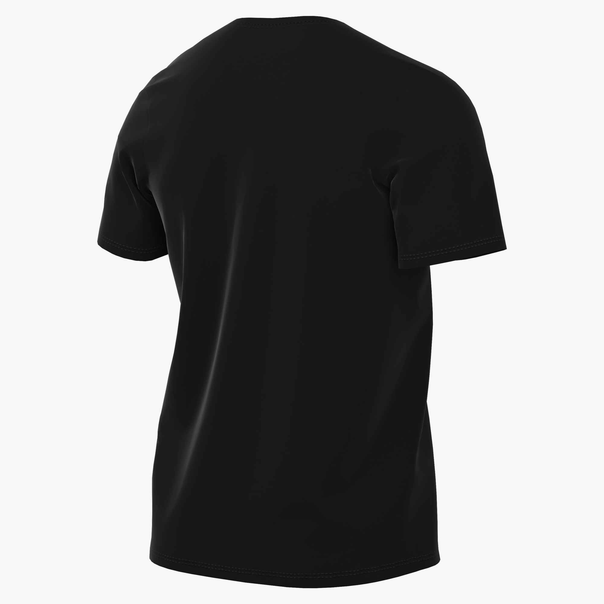 NIKE M NK DF TEE STD PRO BLACK/WHITE – Bild 4