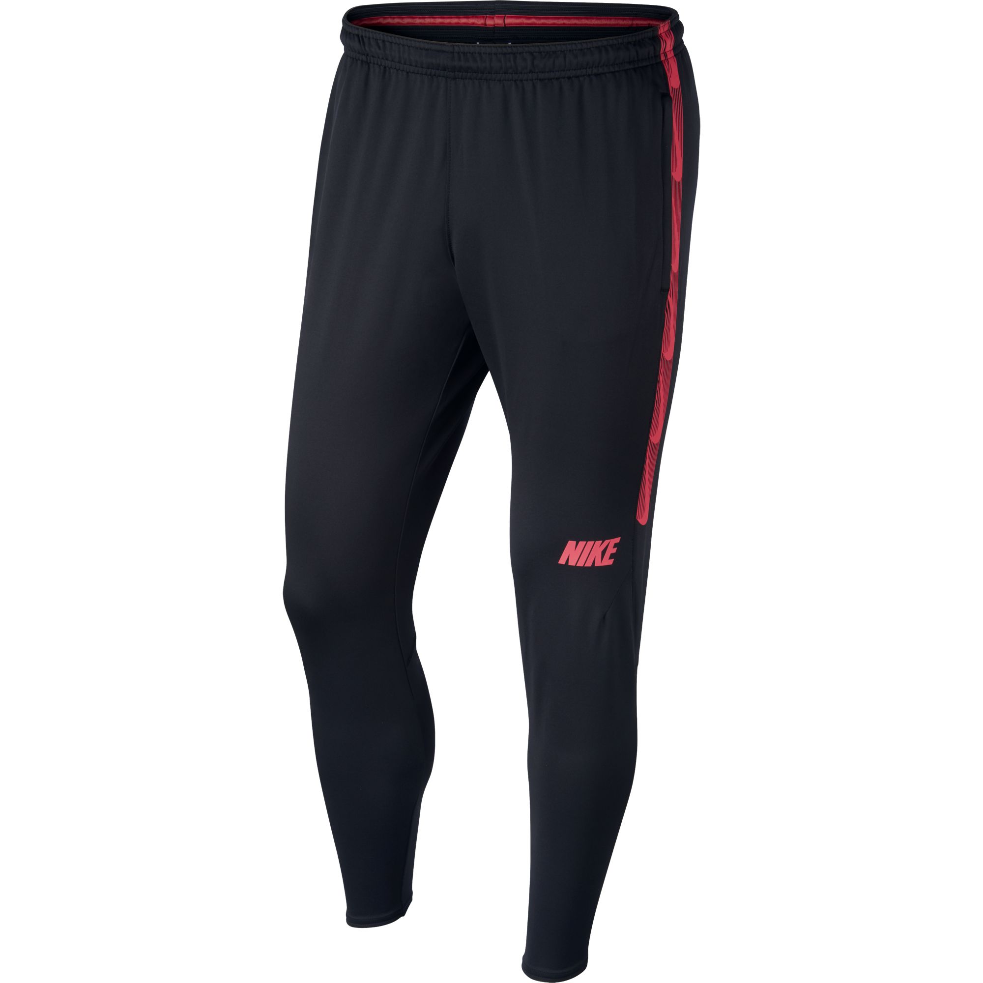 NIKE M NK DRY SQD PANT KP 19 BLACK/BLACK/EMBER GLOW/EMB
