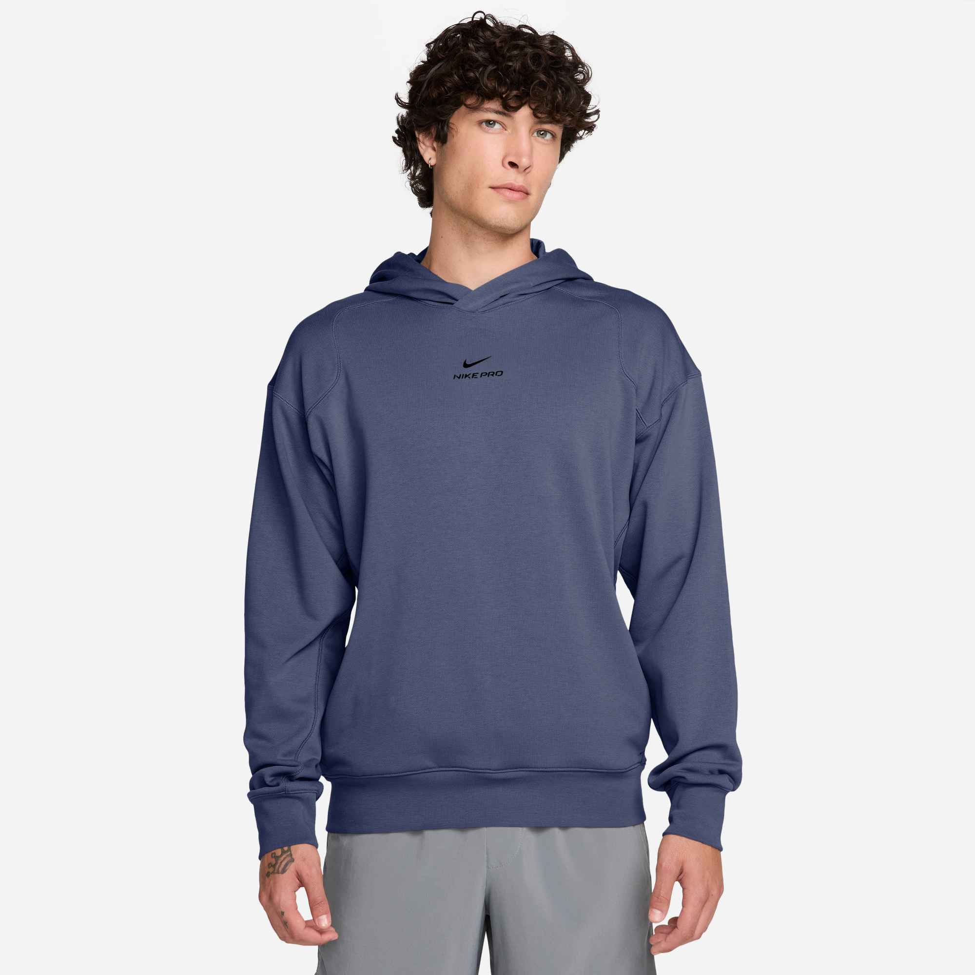 NIKE M NP DF NPT MIDLAYER HOODIE DIFFUSED BLUE/BLACK