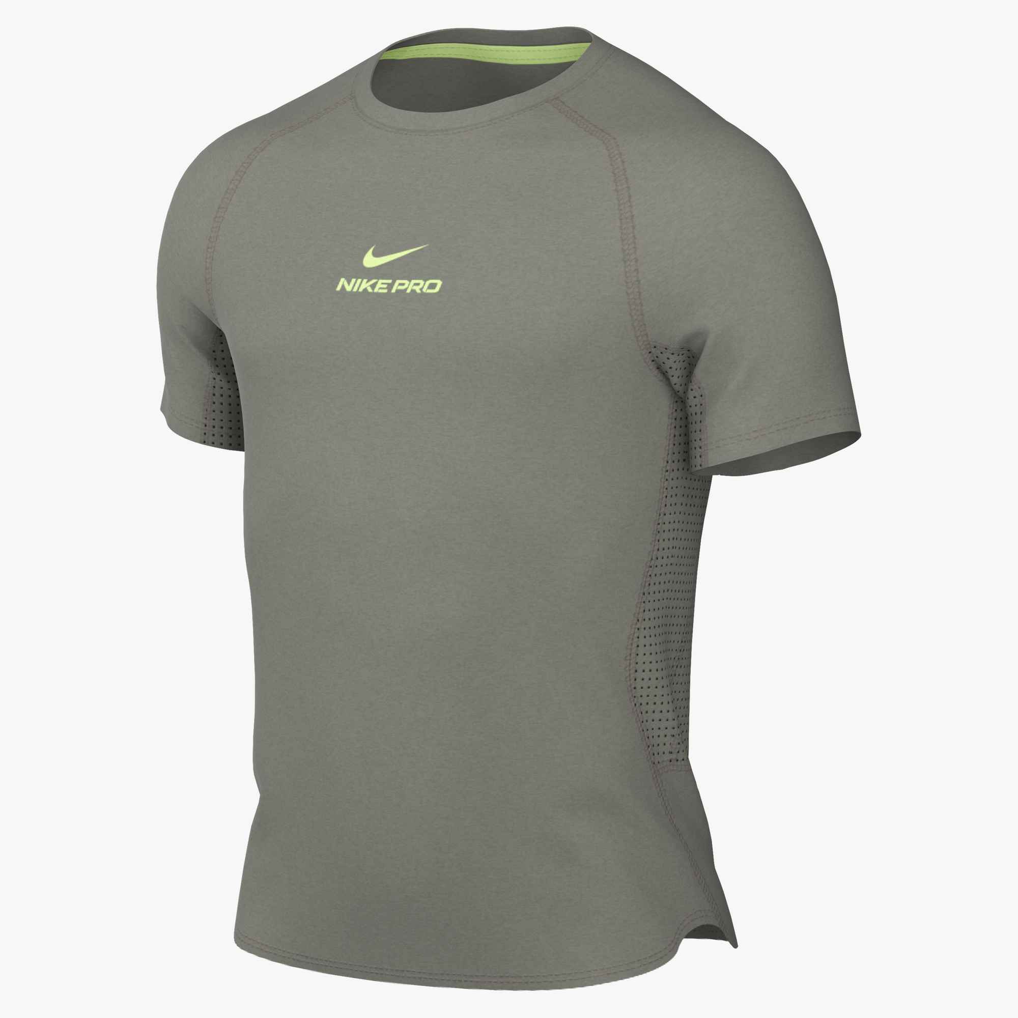 NIKE M NP DF NPT SS TOP LIGHT ARMY/LT LIQUID LIME – Bild 3