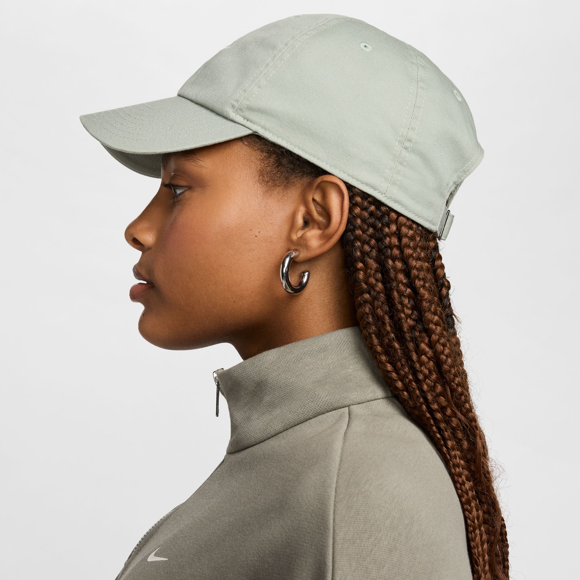 NIKE U NK CLUB CAP U CB FUT WSH L JADE HORIZON/WHITE – Bild 4