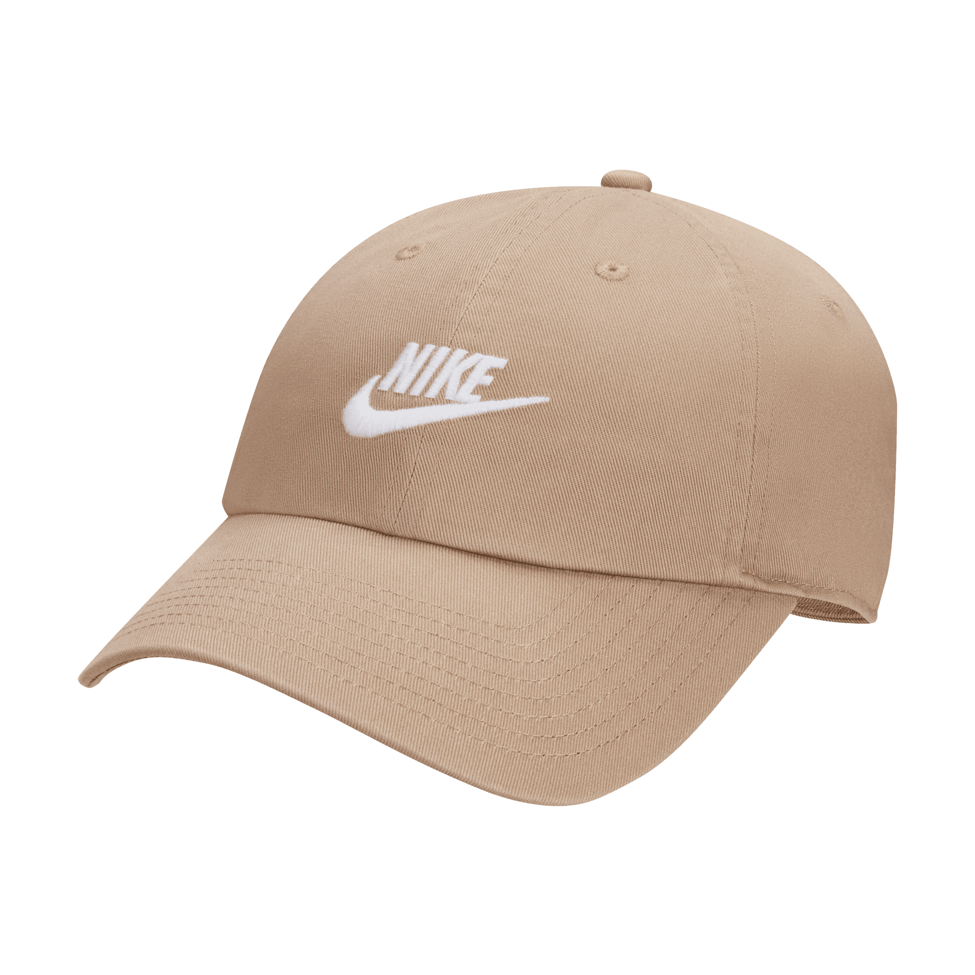 NIKE U NK CLUB CAP U CB FUT WSH L KHAKI/WHITE