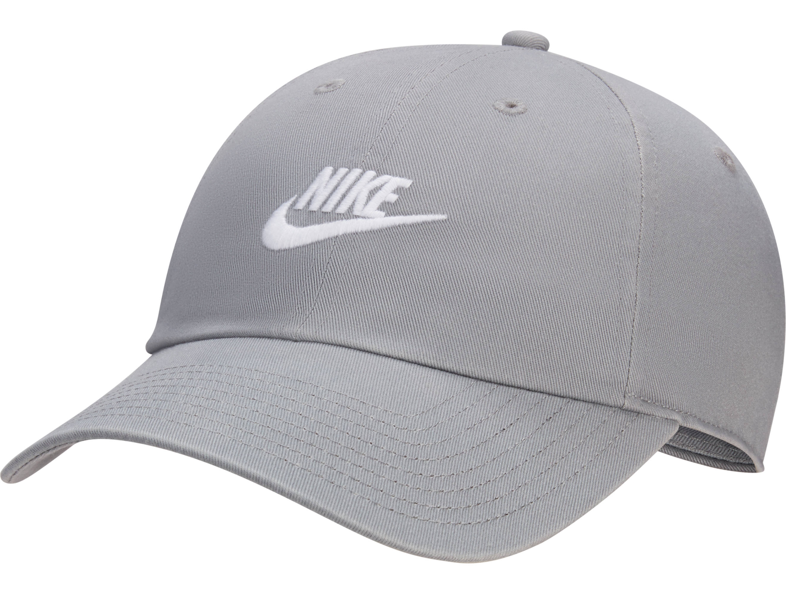 NIKE U NK CLUB CAP U CB FUT WSH L PARTICLE GREY/WHITE