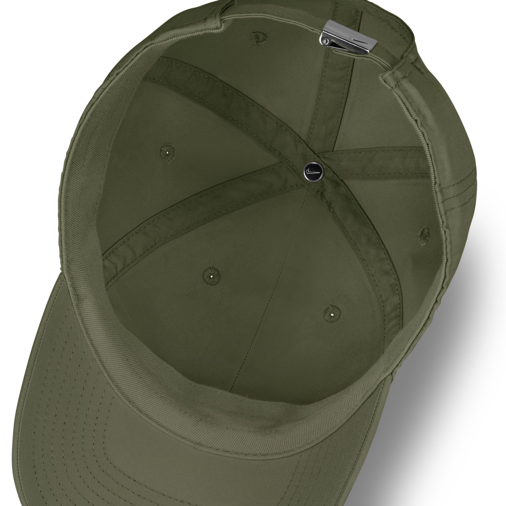 NIKE U NK DF CLUB CAP U CB MTSWSH L MEDIUM OLIVE/METALLIC SILVER – Bild 4