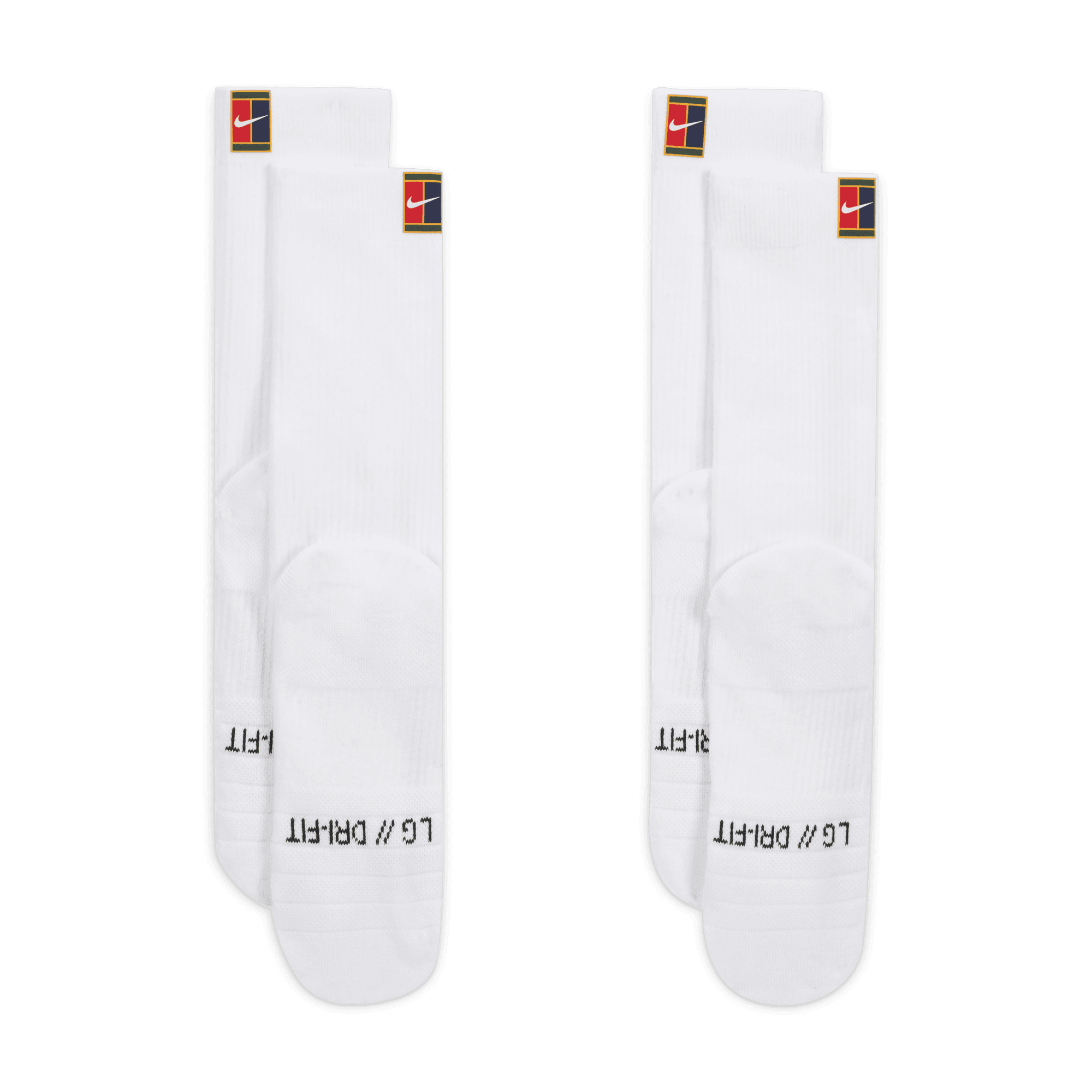 NIKE U NK MULTIPLIER CREW 2PR CUSH WHITE/WHITE – Bild 4