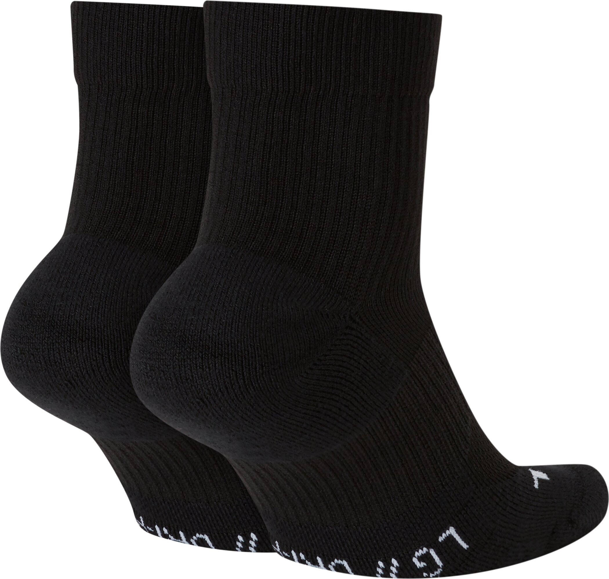 NIKE U NK MULTIPLIER MAX ANKLE 2PR BLACK/BLACK – Bild 2