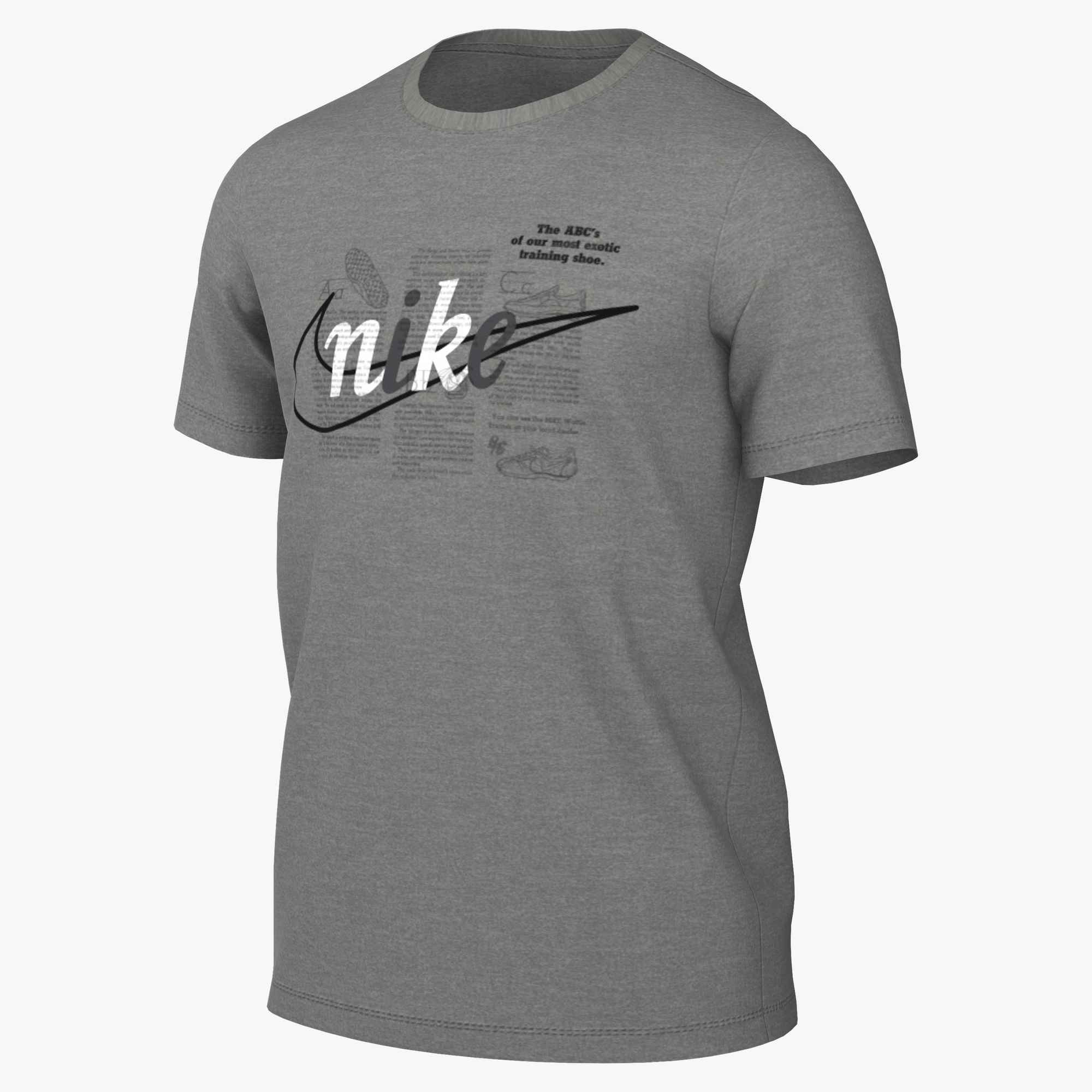 NIKE U NSW TEE STD CELEBRATE BRND DK GREY HEATHER – Bild 3