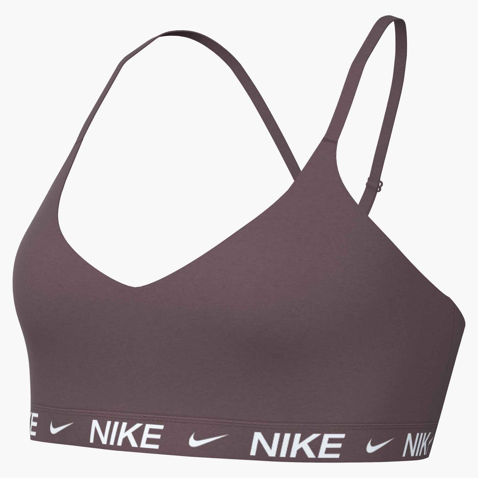 NIKE W NK DF INDY LGT SPT BRA TATTOO/TATTOO/WHITE – Bild 3