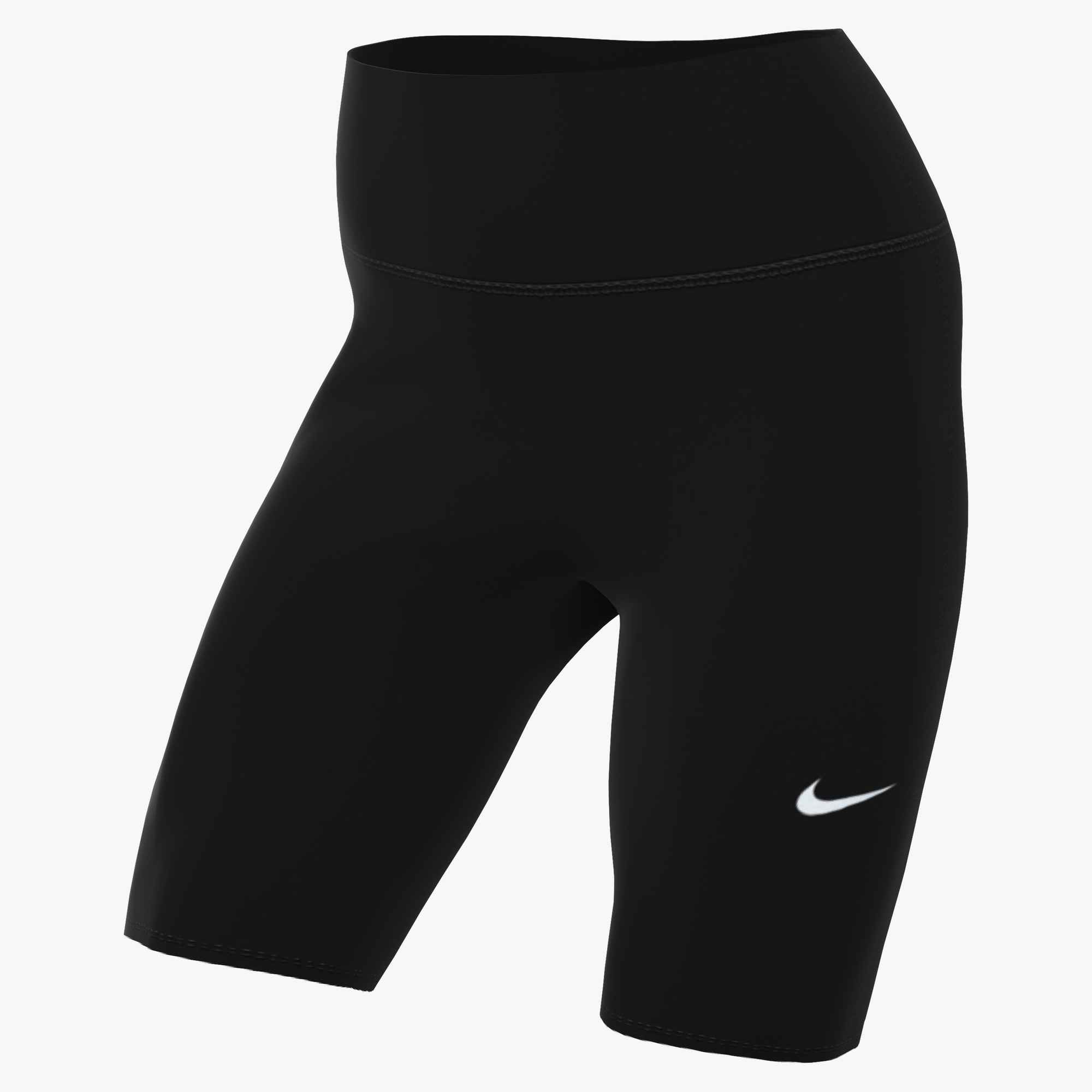 NIKE W NK DF ONE HR 8 SHRT USEAM BLACK/WHITE – Bild 4