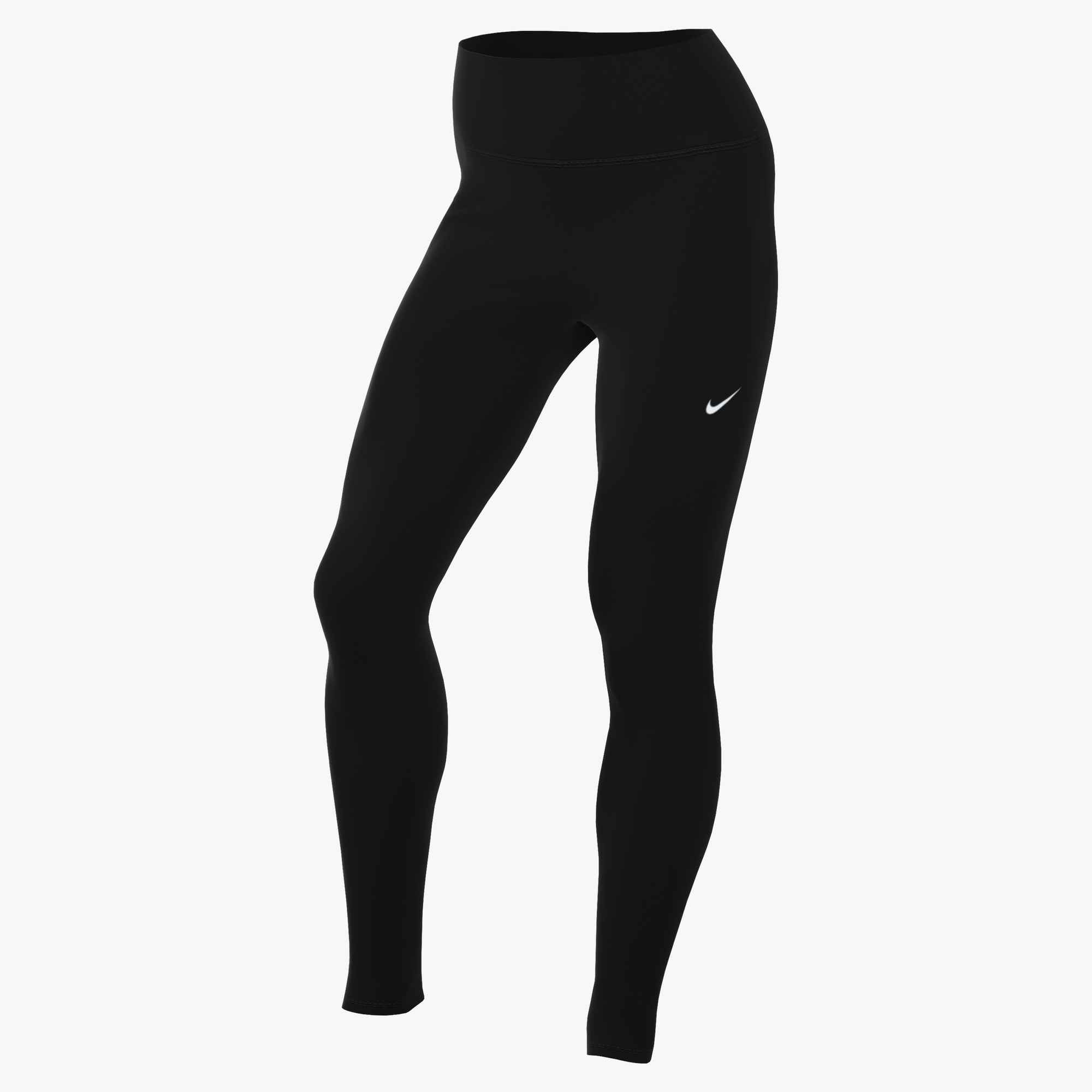 NIKE W NK DF ONE HR TIGHT USEAM BLACK/WHITE – Bild 3