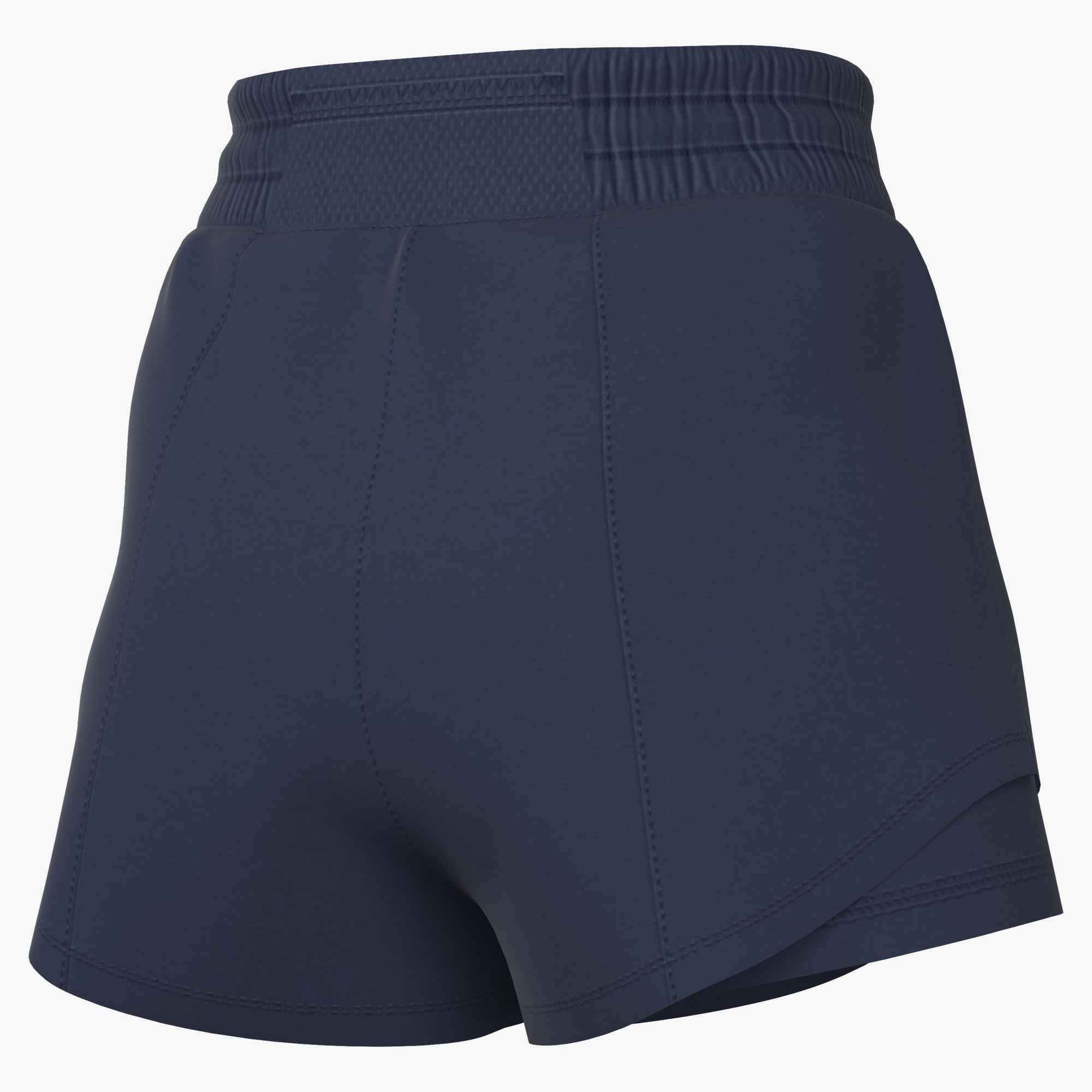 NIKE W NK ONE DF HR 3IN 2N1 SHORT MIDNIGHT NAVY/WHITE – Bild 5