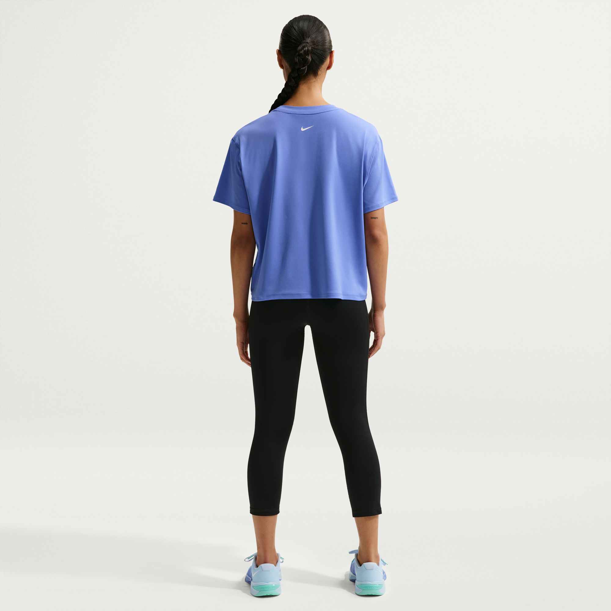 NIKE W NP DF 365 SS LOOSE TOP SAPPHIRE/WHITE – Bild 2