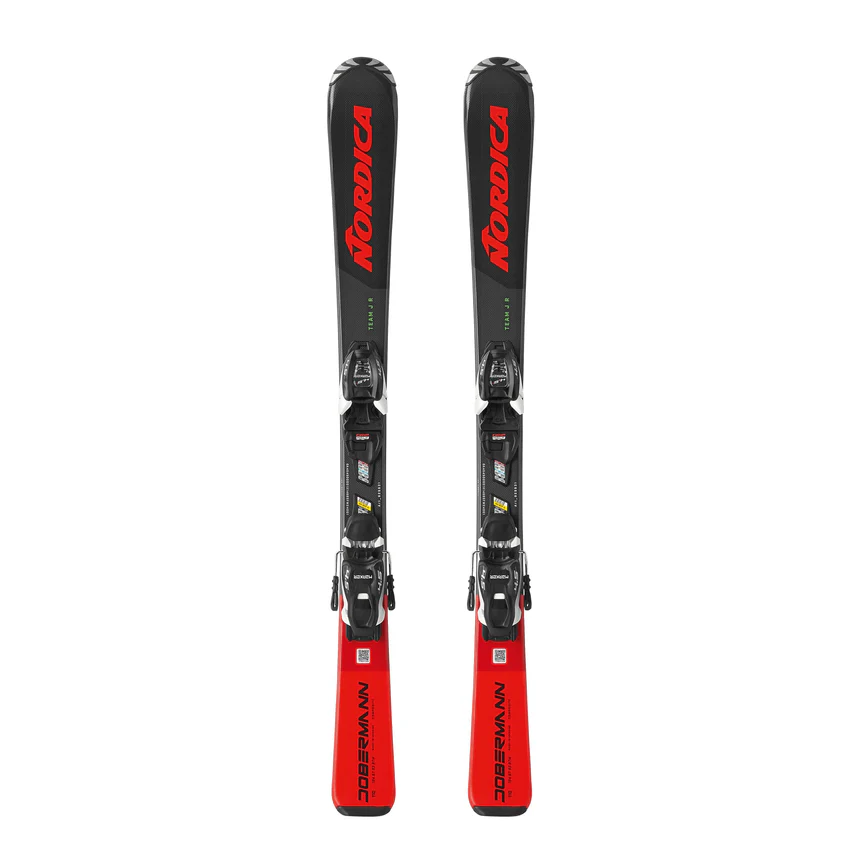 NORDICA TEAM J R(100-140)+J4.5 FDT BLACK/RED