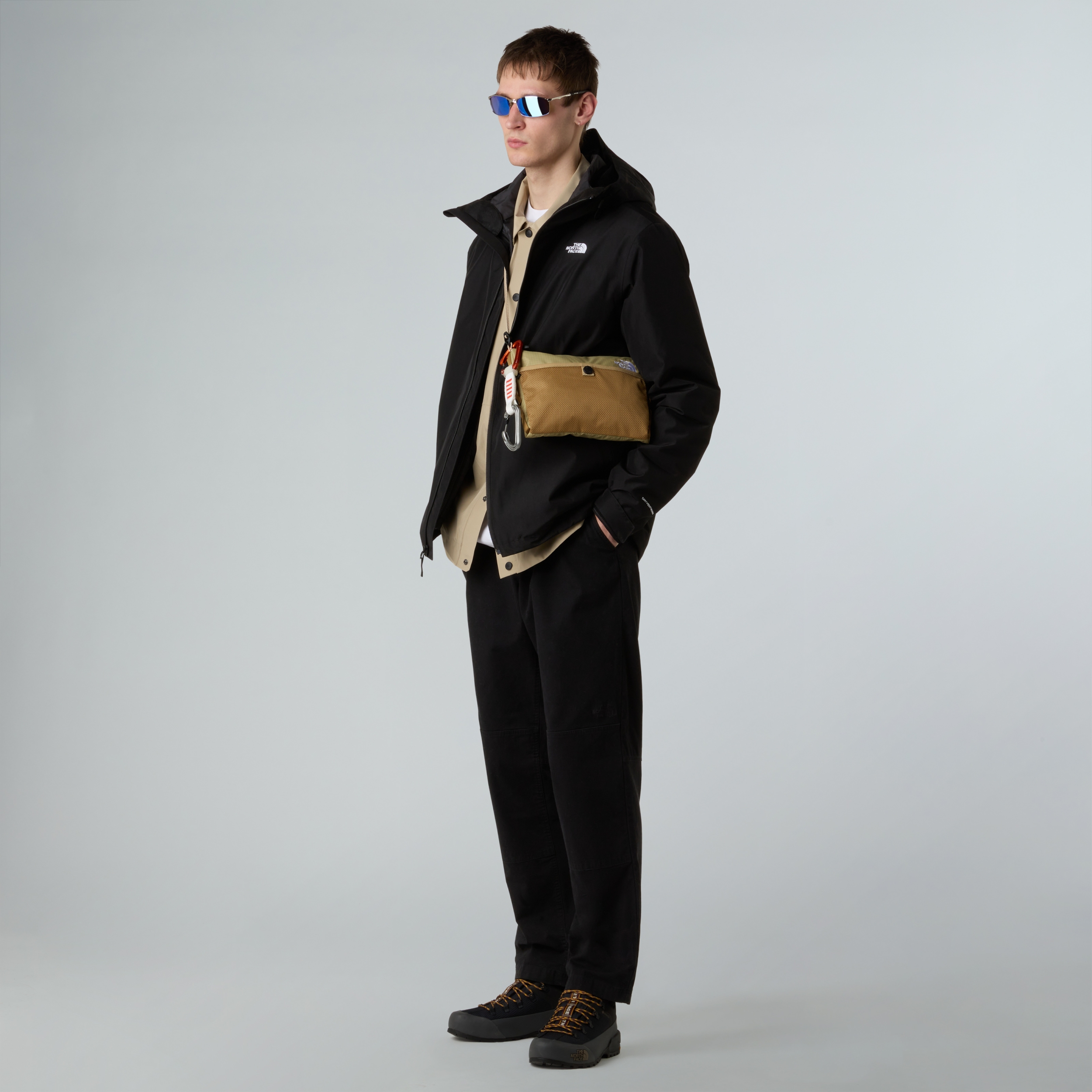 THE NORTH FACE M CARTO MONO TRICLIMATE HOODED JACKET TNF BLACK – Bild 3