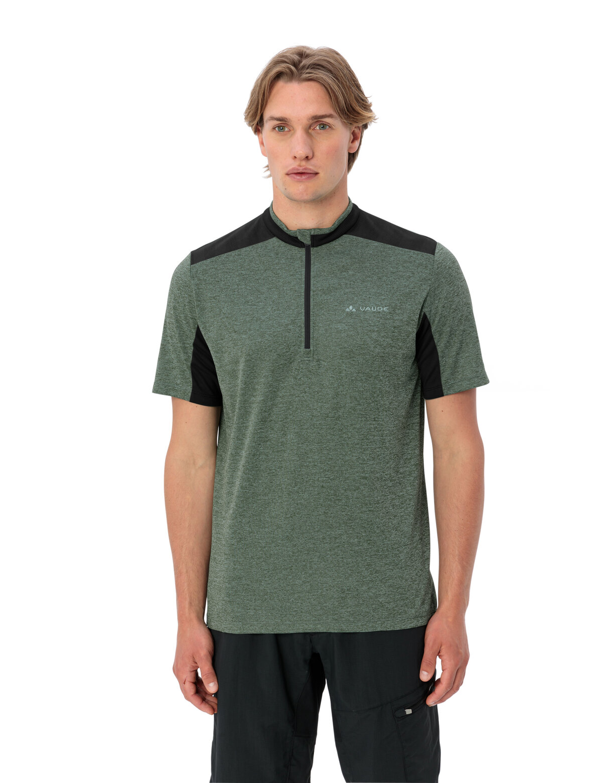 VAUDE Me Tamaro HZ Shirt IV BLACK/AGAVE – Bild 3