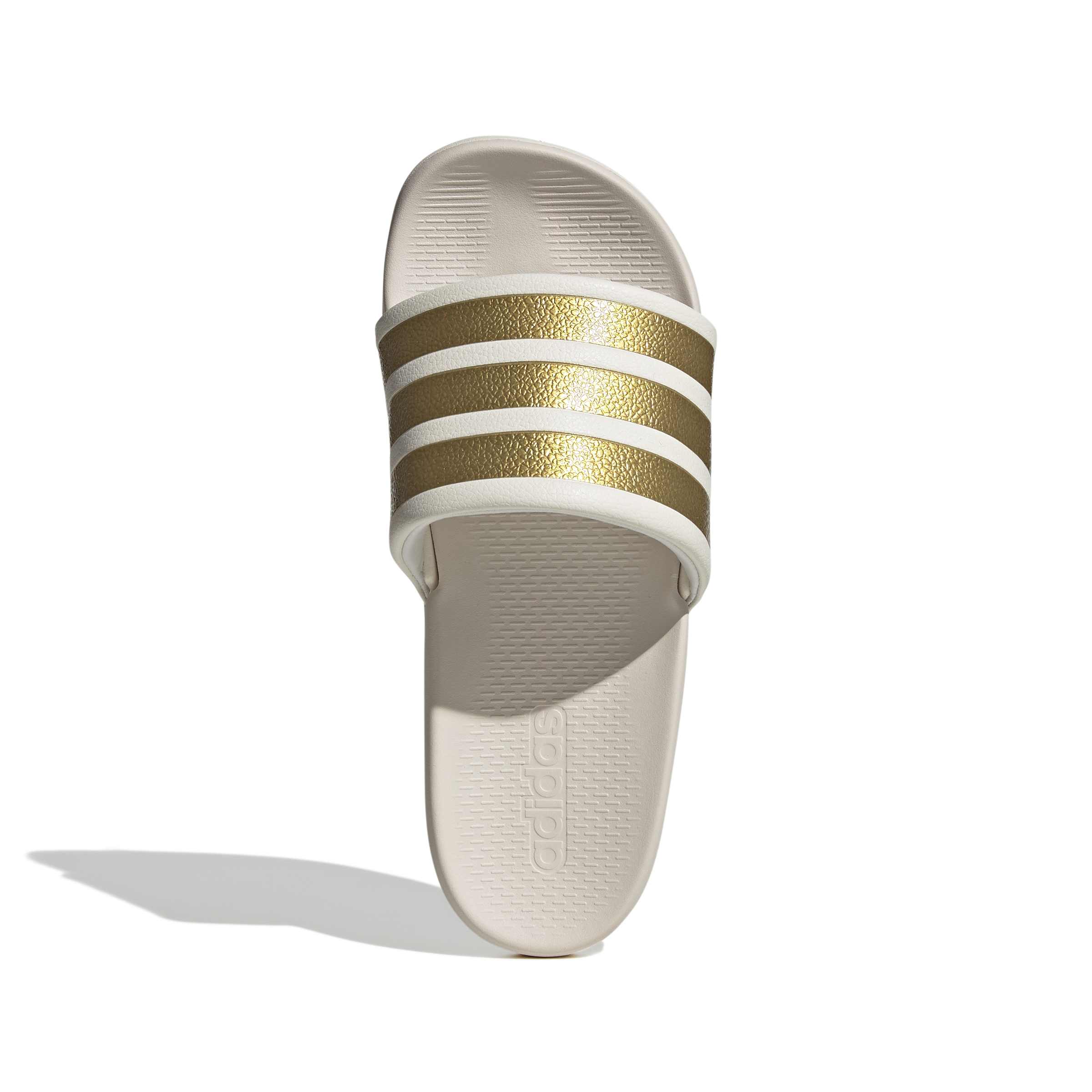 ADIDAS ADILETTE COMFORT 2.0 OWHITE/GOLDMT/CWHITE – Bild 3