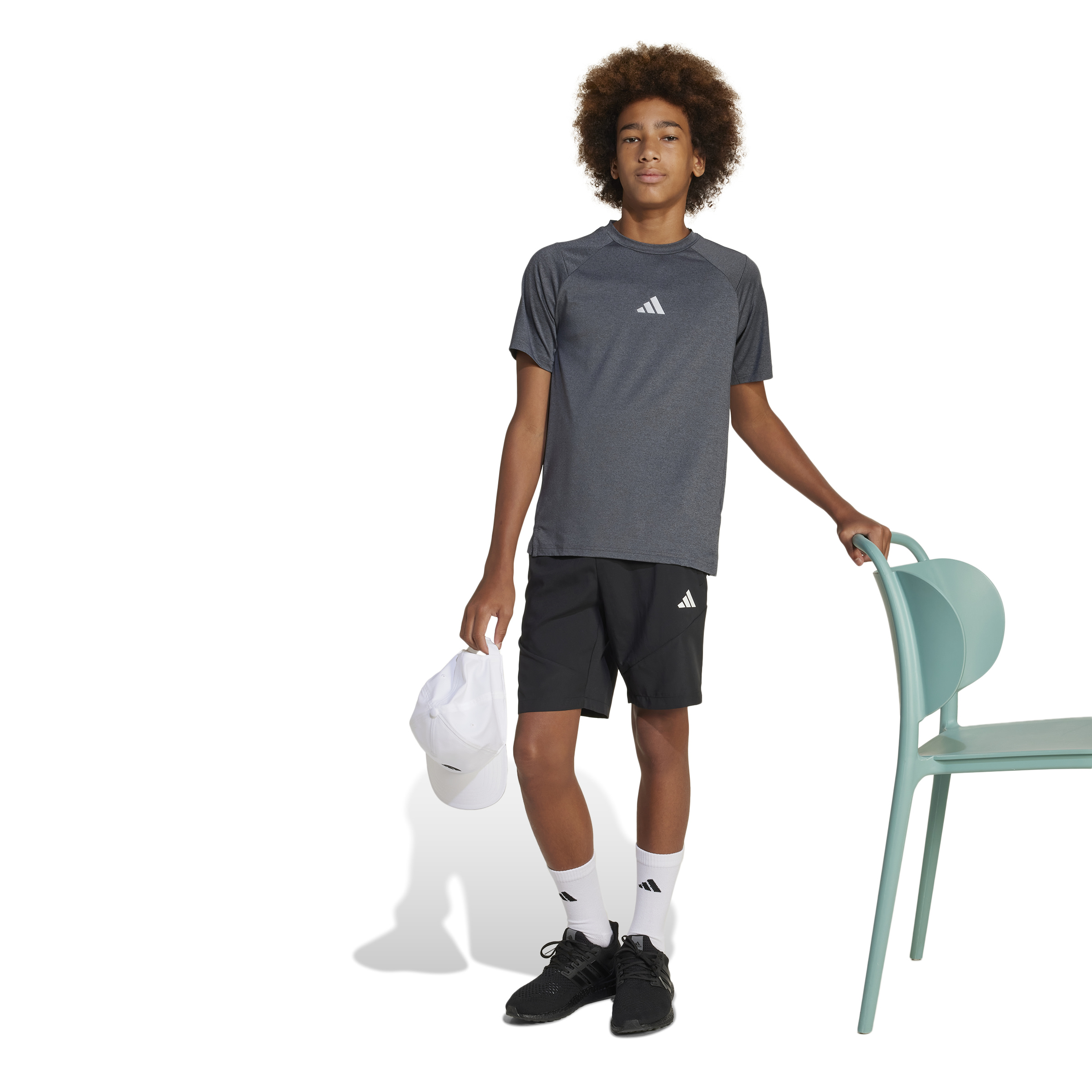 ADIDAS J GT PZ TEE BLACK/GRETHR/REFSIL – Bild 5