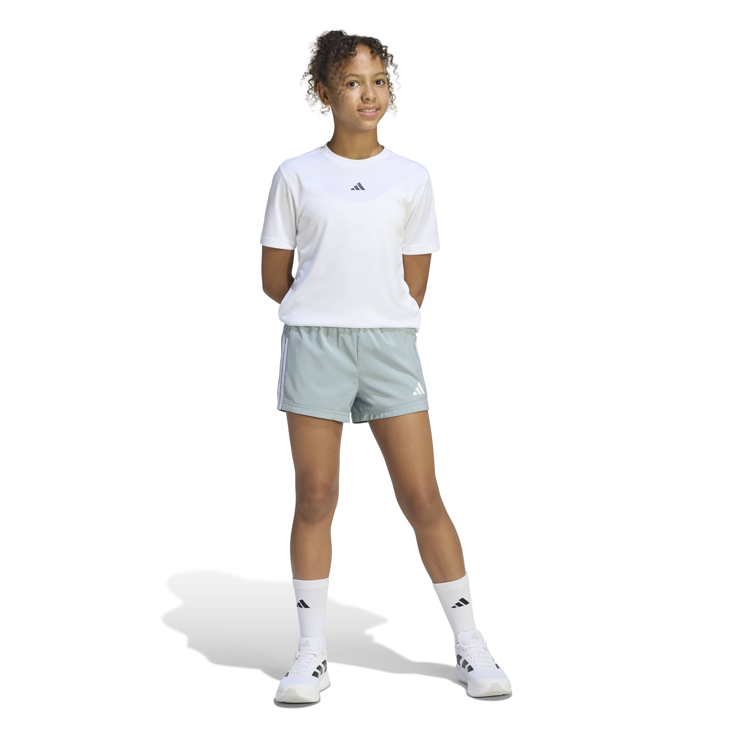 ADIDAS JG TR-ES 3S SHO WOSA/WHITE – Bild 4