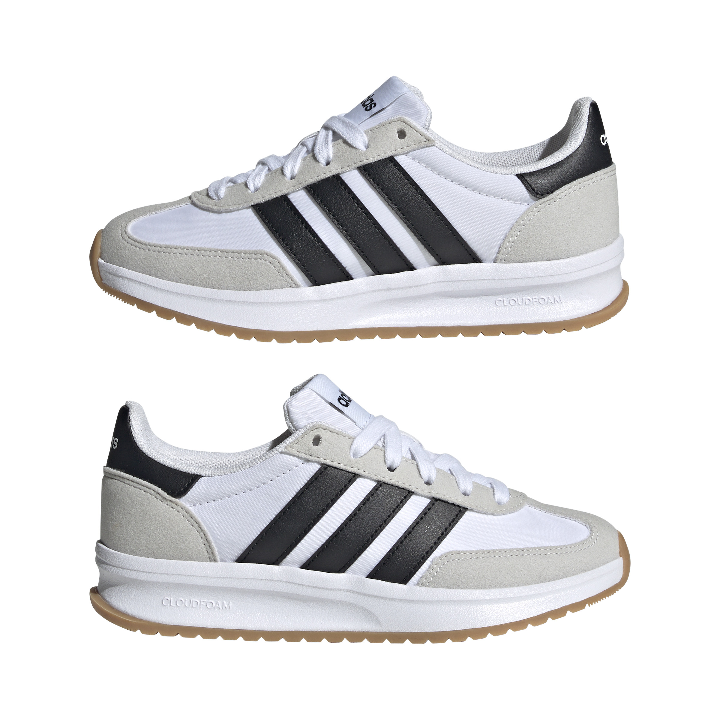 ADIDAS RUN 70s 2.0 J FTWWHT/CBLACK/GREONE – Bild 5