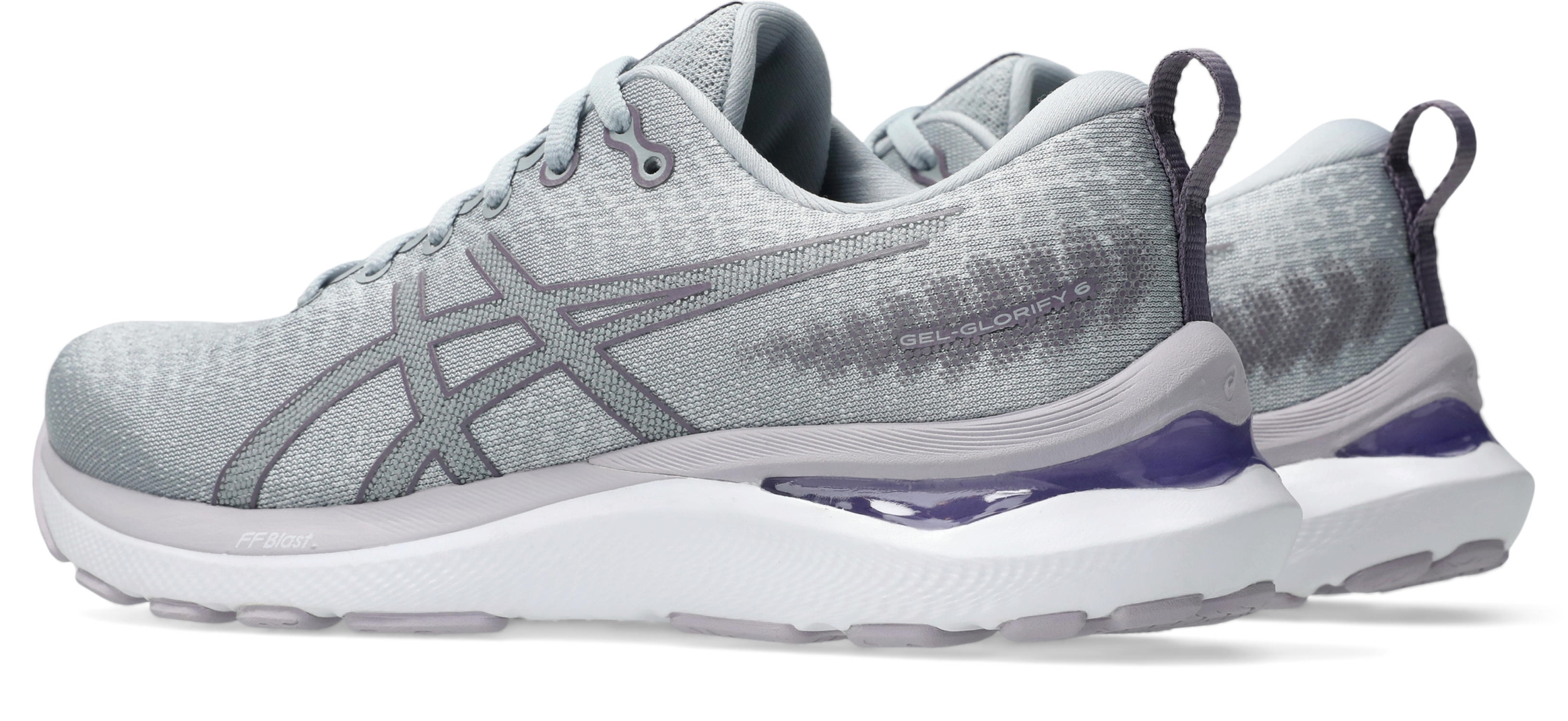 Asics GEL-GLORIFY 6 PIEDMONT GREY/LAVENDER GREY – Bild 7