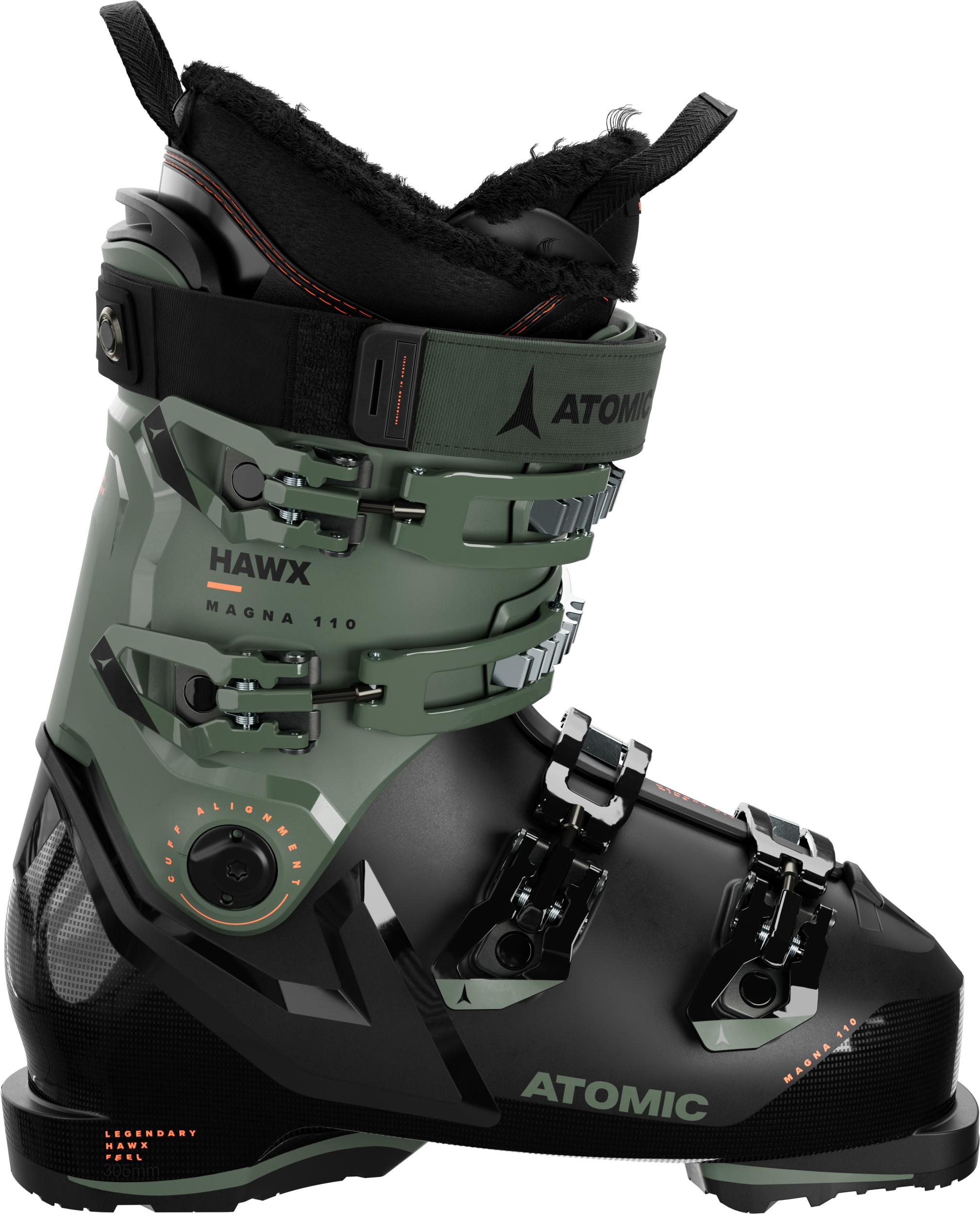 ATOMIC HAWX MAGNA 110 GW BLACK/ARMY GREEN/ORANGE – Bild 2