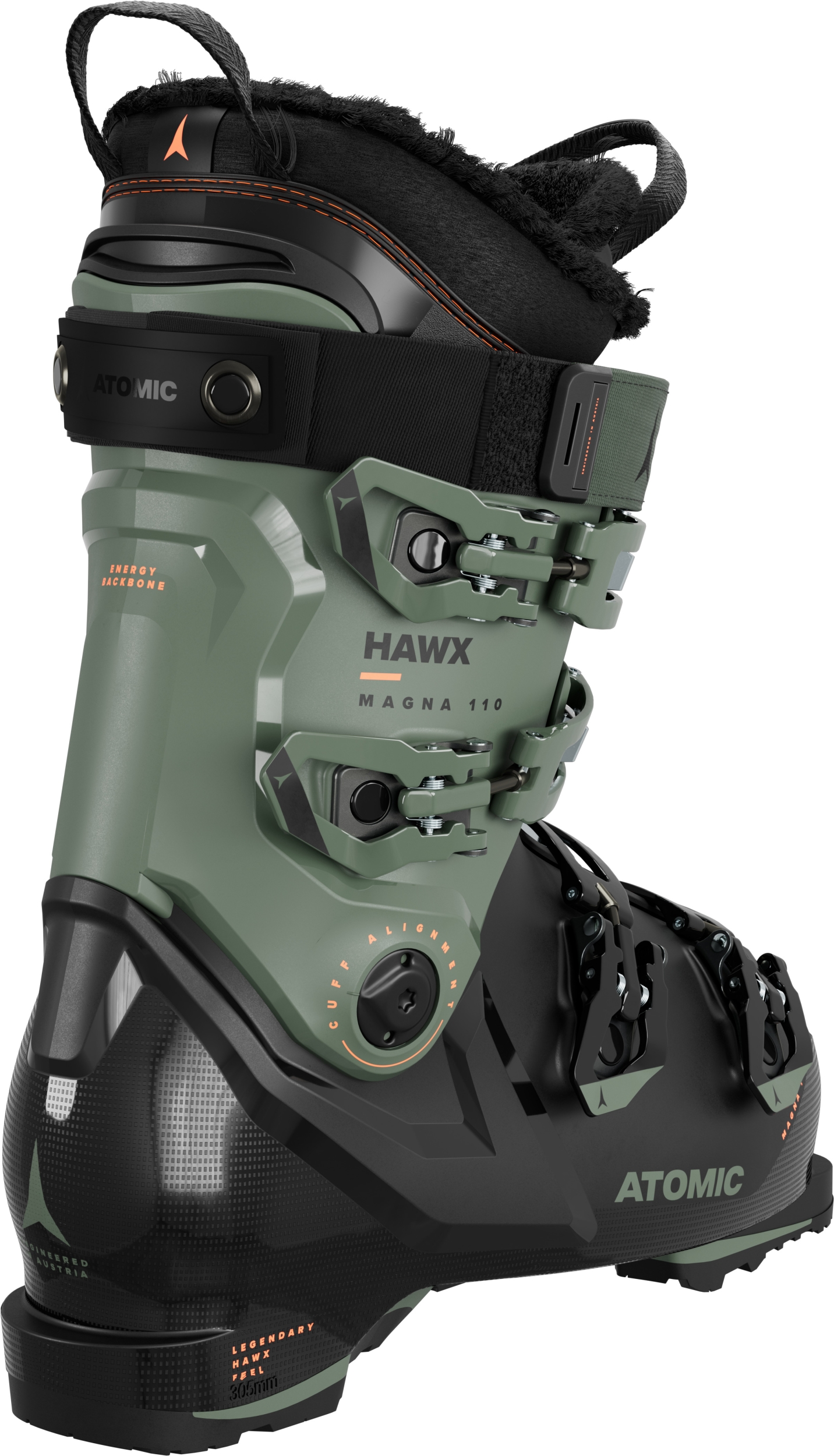 ATOMIC HAWX MAGNA 110 GW BLACK/ARMY GREEN/ORANGE – Bild 3