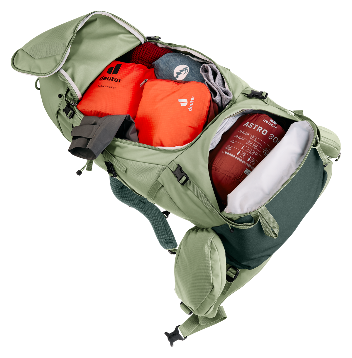DEUTER Aircontact Core 45+10 SL GROVE-IVY – Bild 10