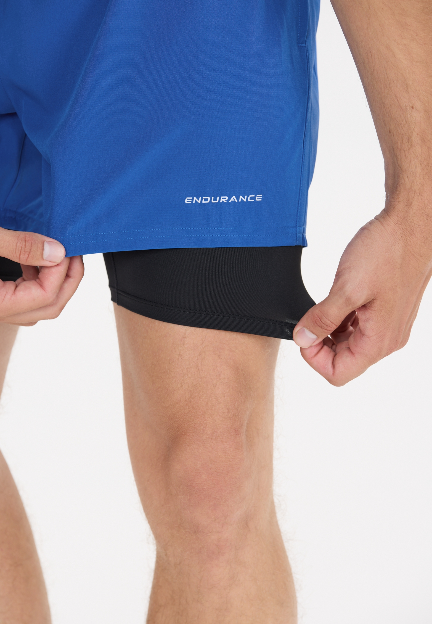 ENDURANCE Kros M 2-in-1 Shorts VICTORIA BLUE – Bild 5
