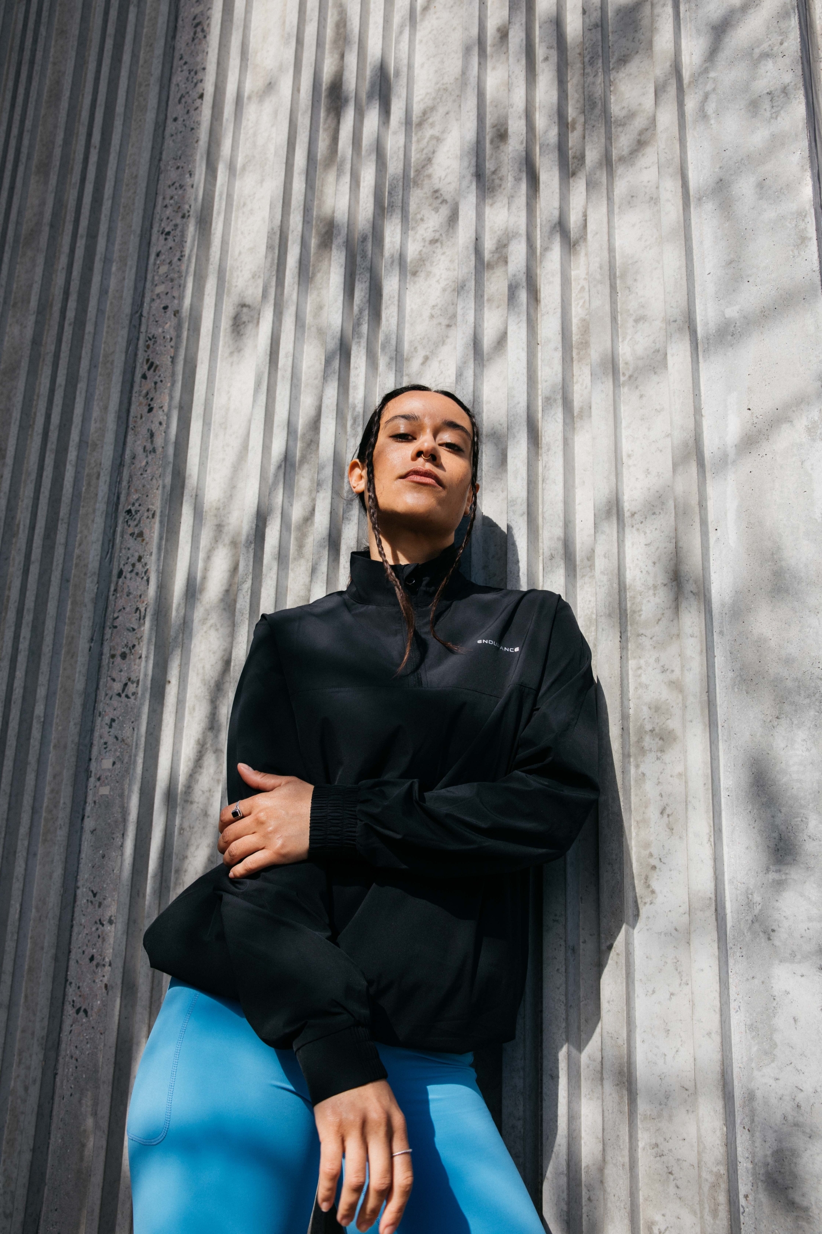 ENDURANCE Typhoro W Half Zip Jacket BLACK