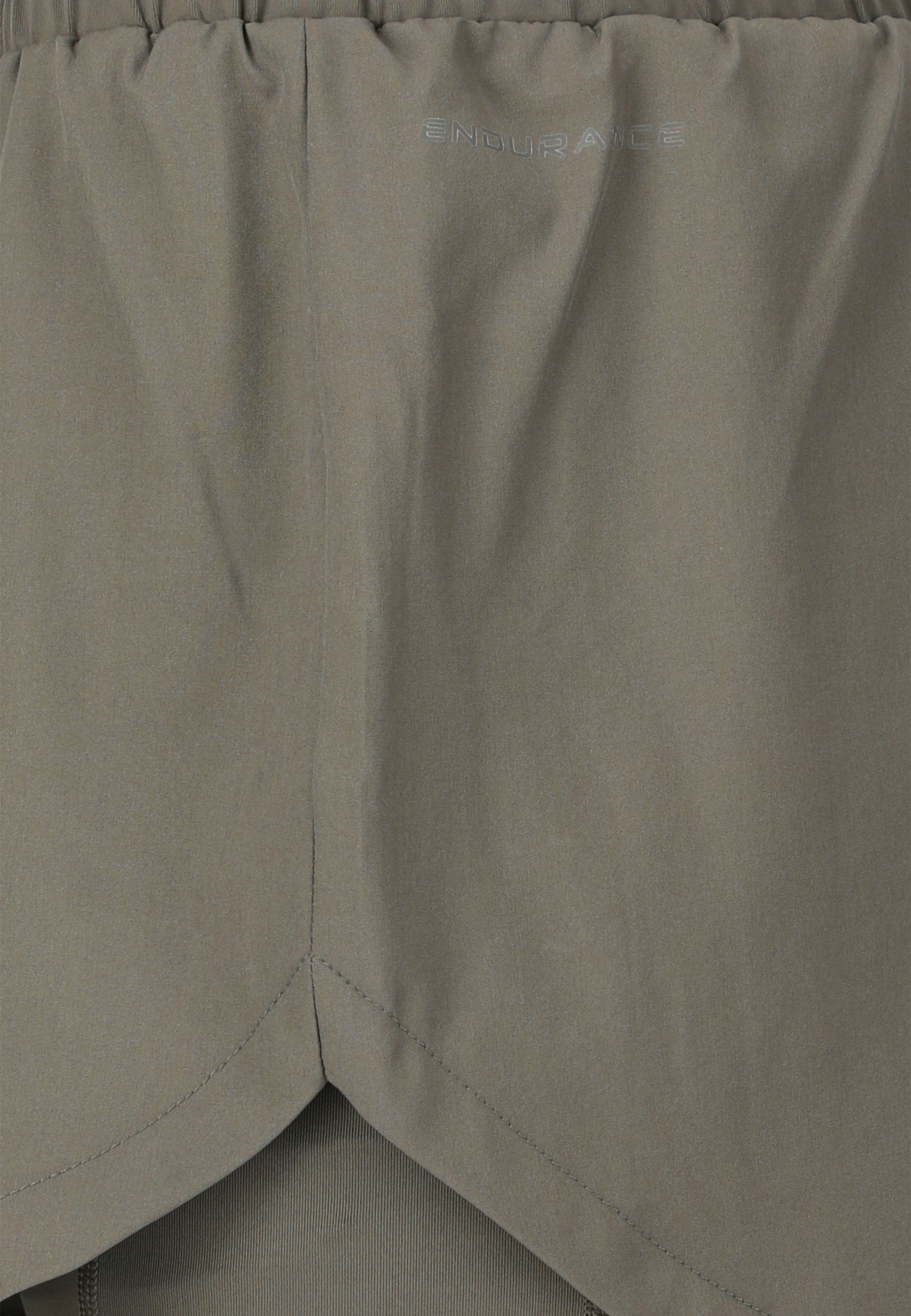 ENDURANCE Yarol W 2-in-1 Shorts GUNMETAL – Bild 3