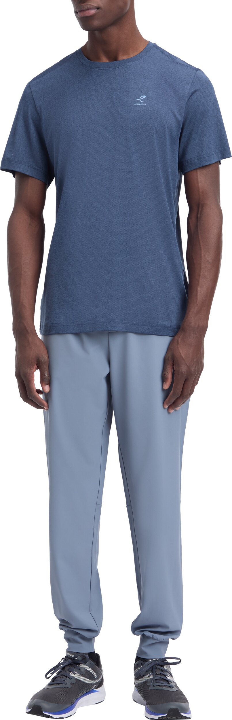 ENERGETICS He.-T-Shirt Tibo SS M MELANGE/NAVY DARK/NA – Bild 3