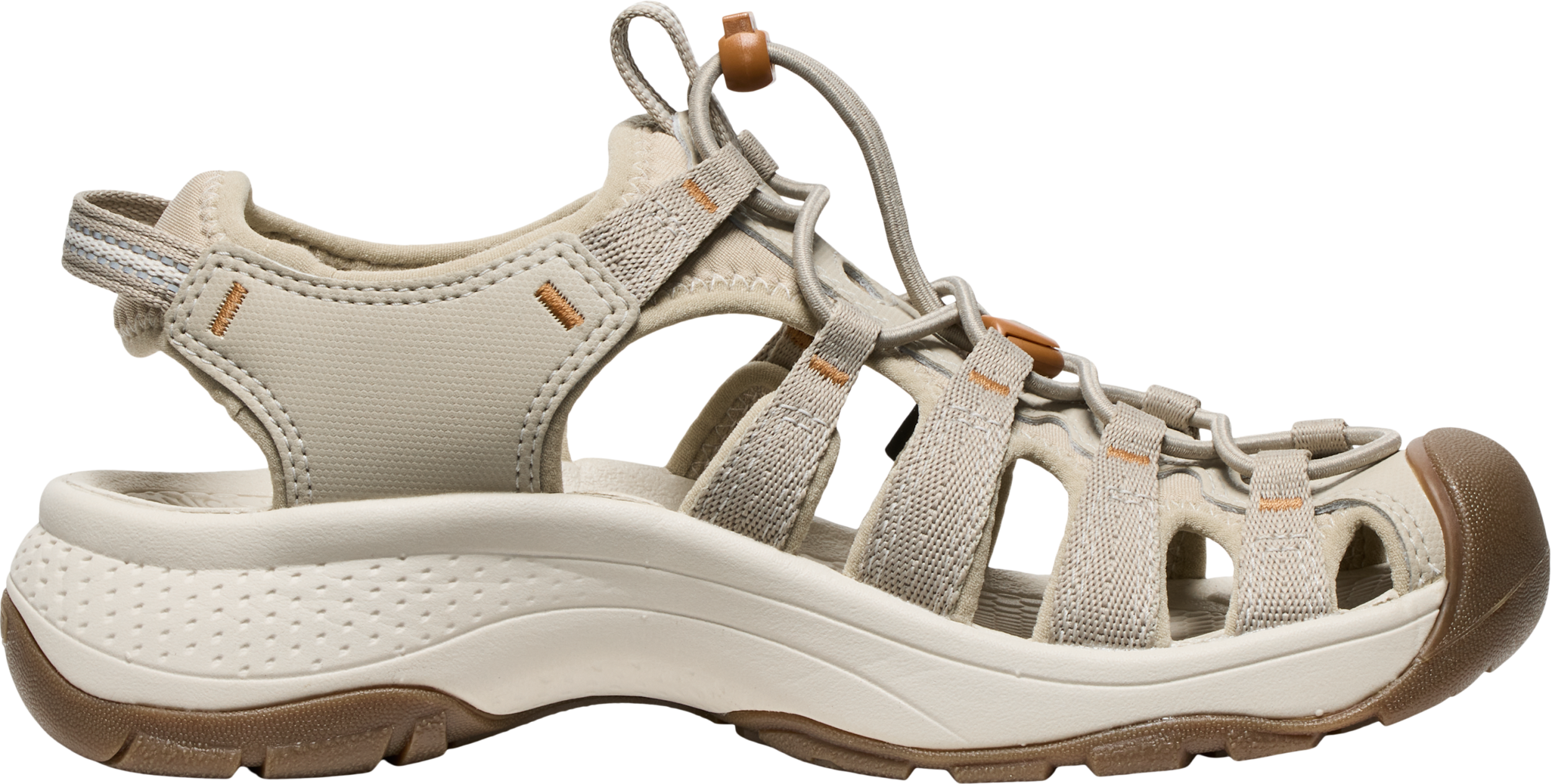 KEEN ASTORIA WEST SANDAL W-PLAZA TAUPE/ROASTE PLAZA TAUPE/ROASTED PECAN